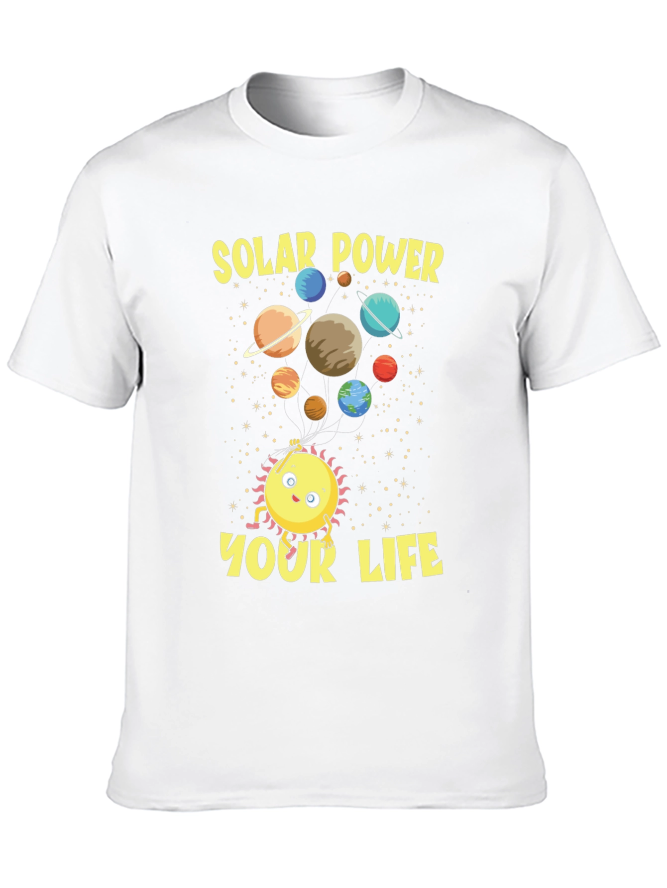 Solar Power Your Life Graphic T-Shirt