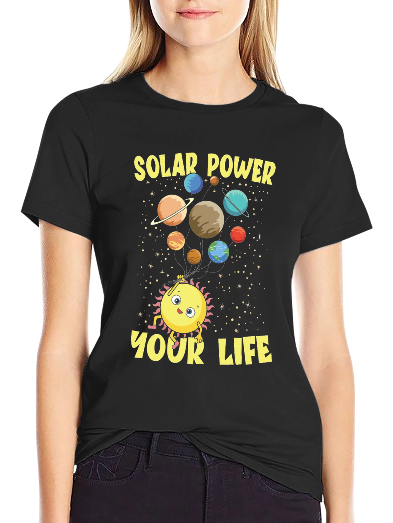 Solar Power Your Life Graphic T-Shirt