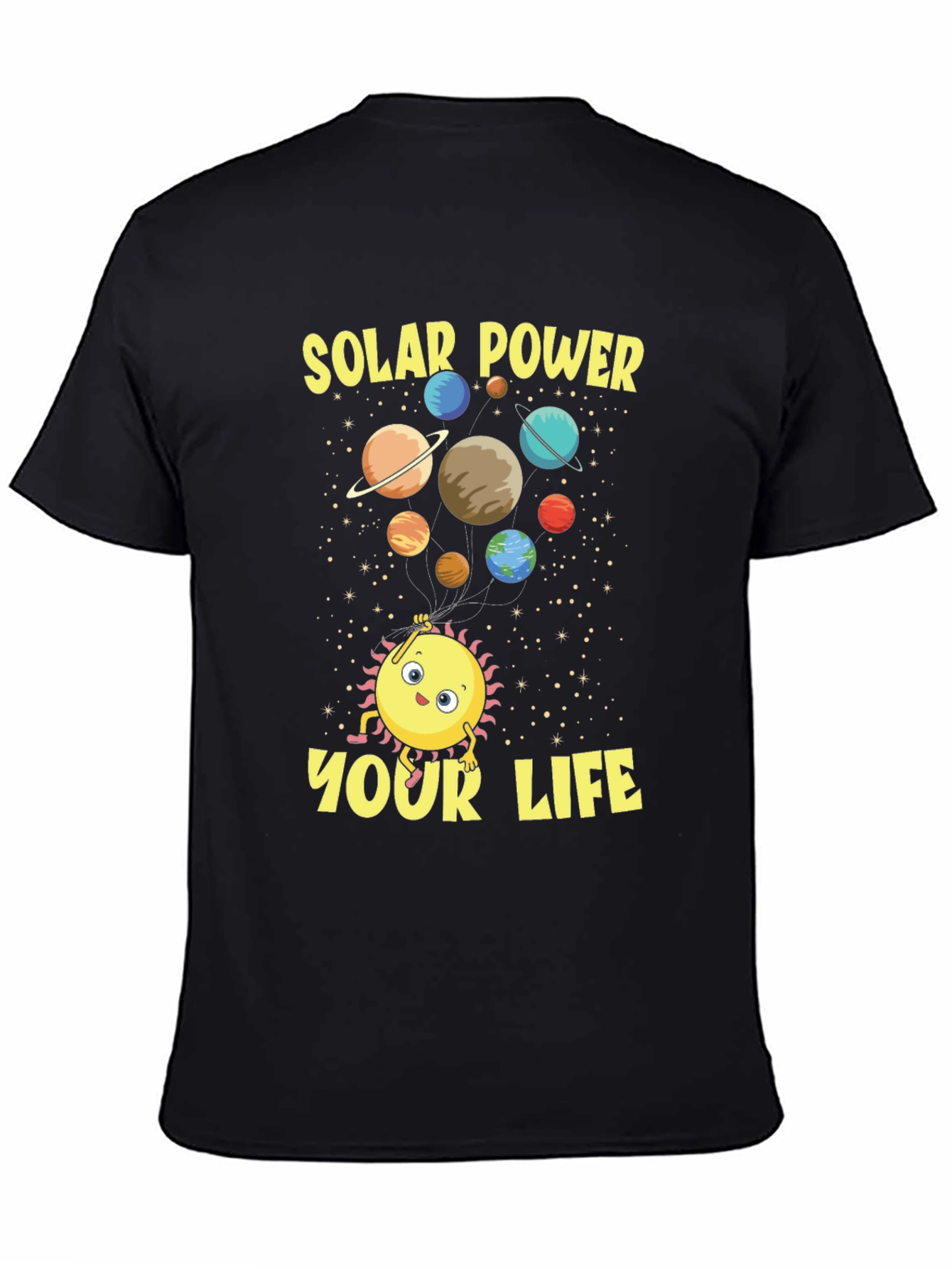 Solar Power Your Life Graphic T-Shirt