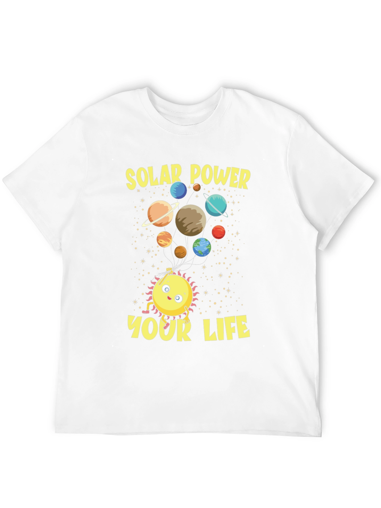 Solar Power Your Life Graphic T-Shirt
