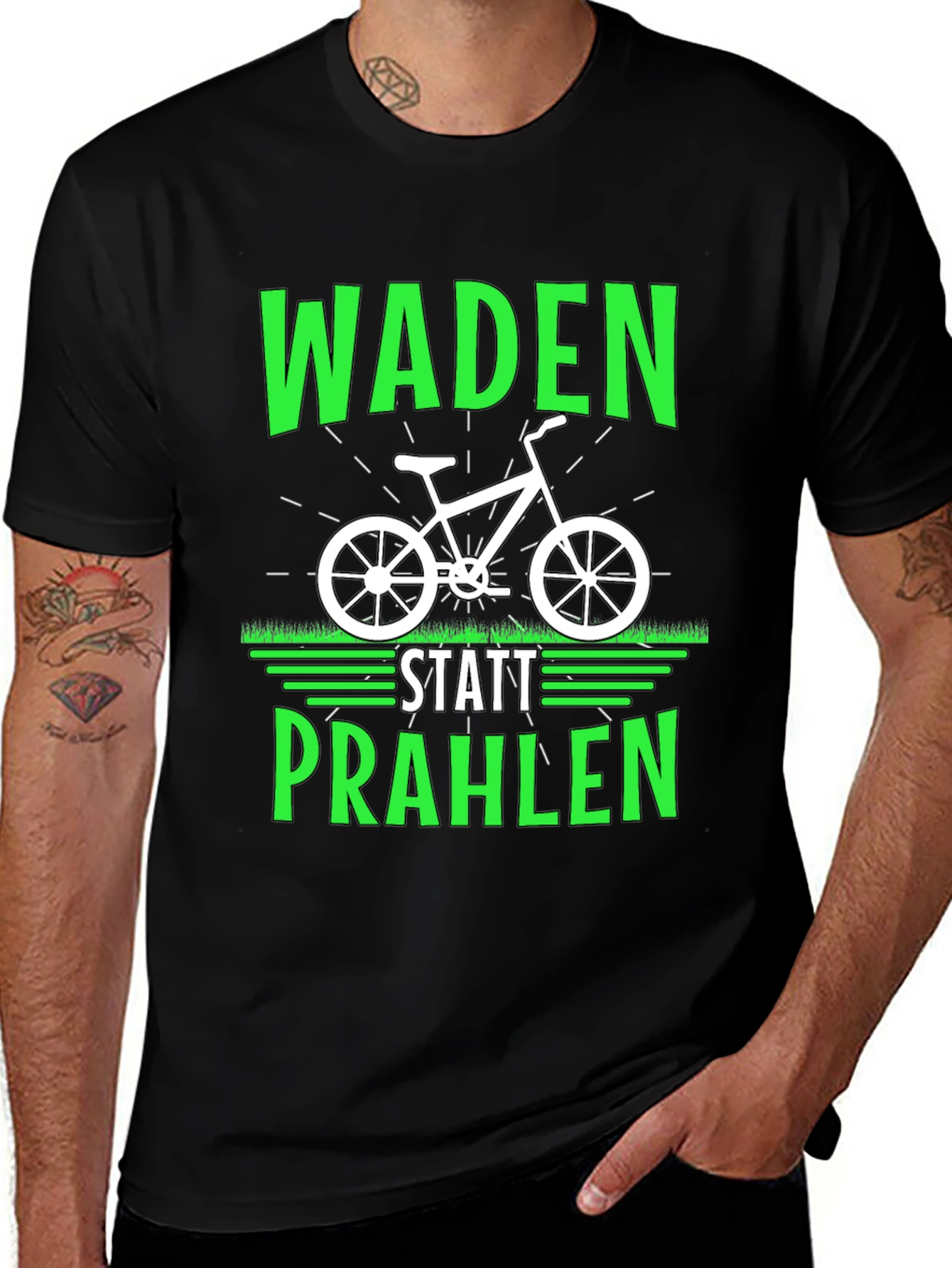Waden Statt Prahlen Cycling T-Shirt