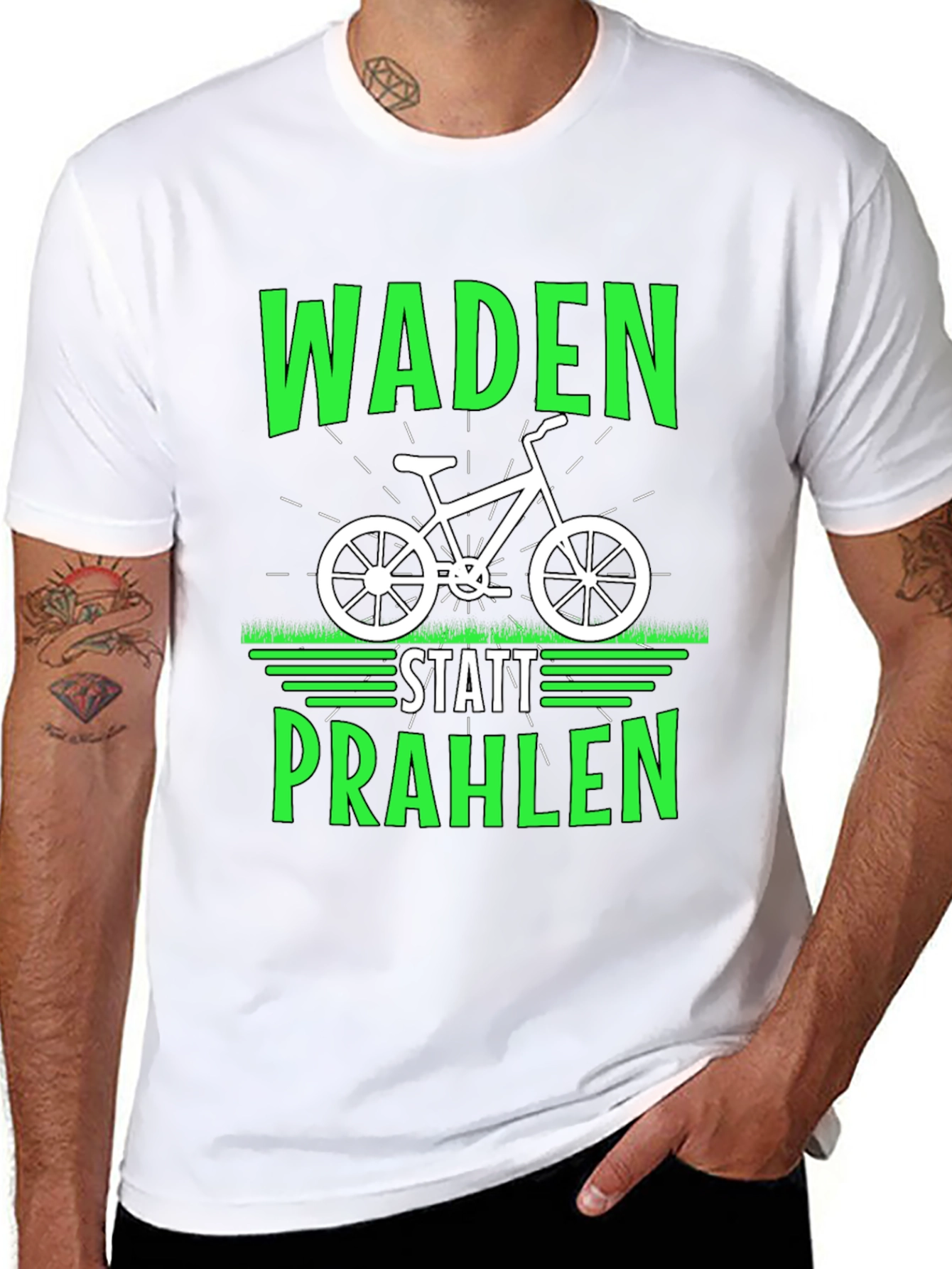 Waden Statt Prahlen Cycling T-Shirt