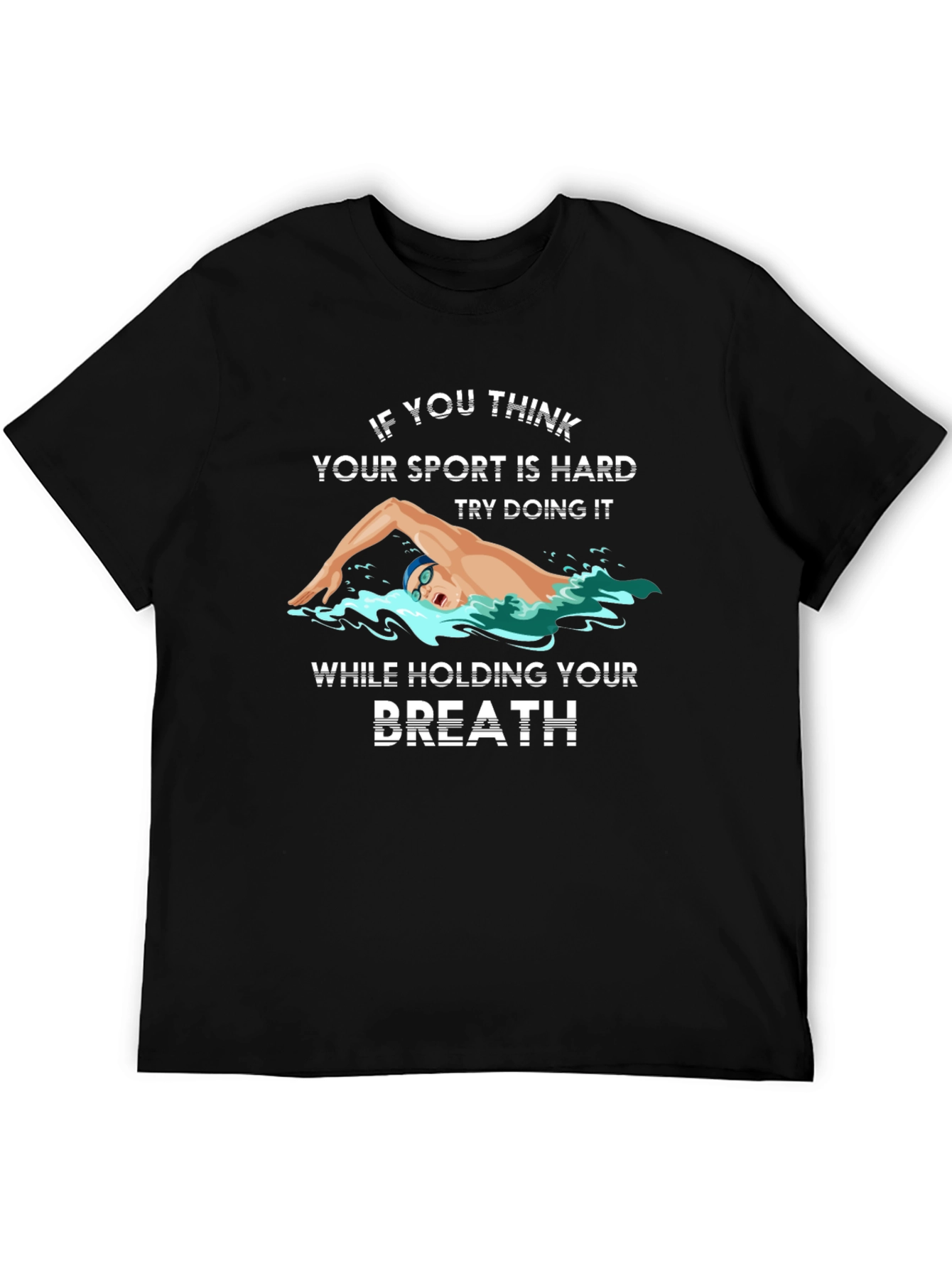 Swimmers Challenge Graphic Tee