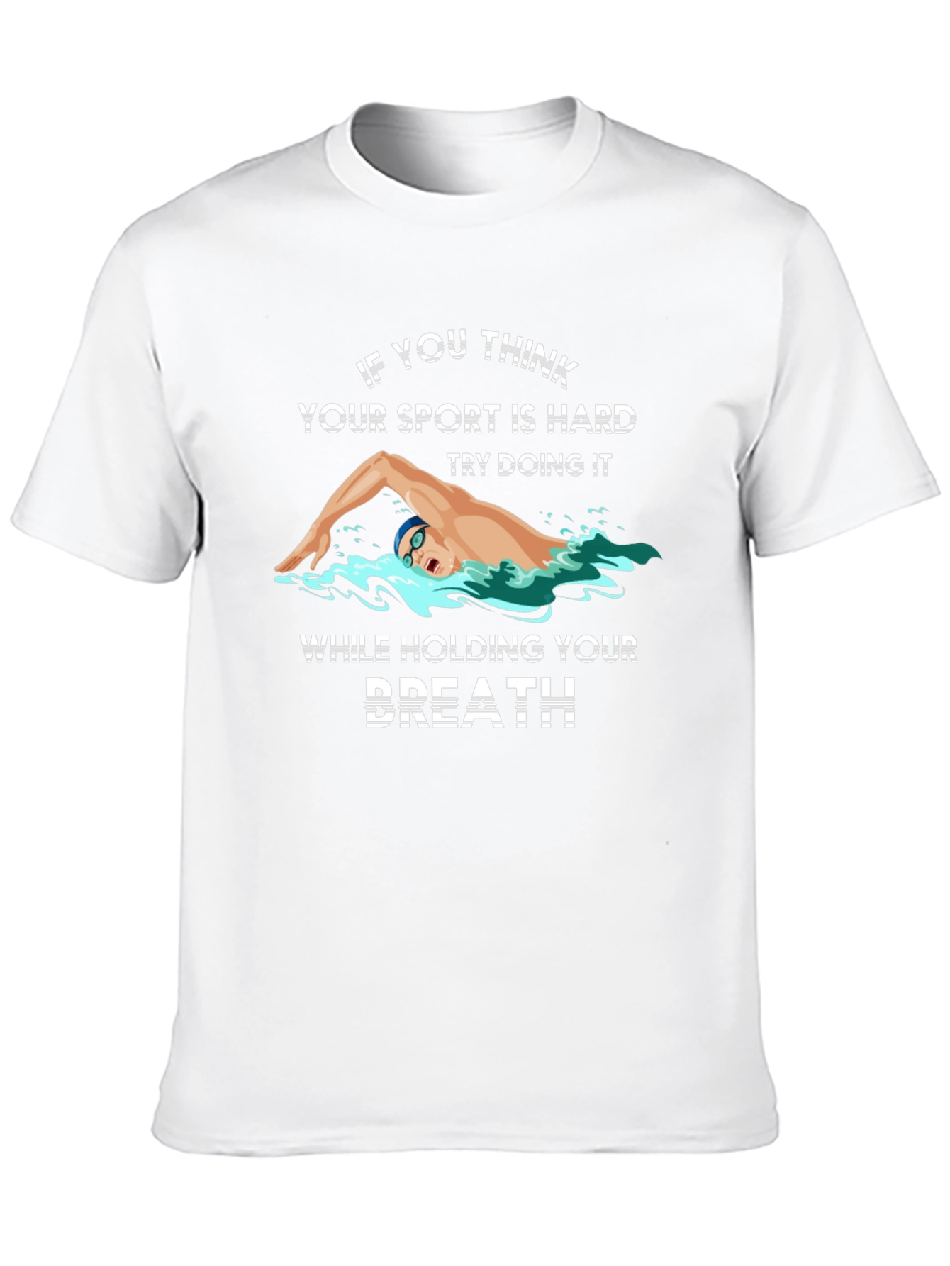 Swimmers Challenge Graphic Tee