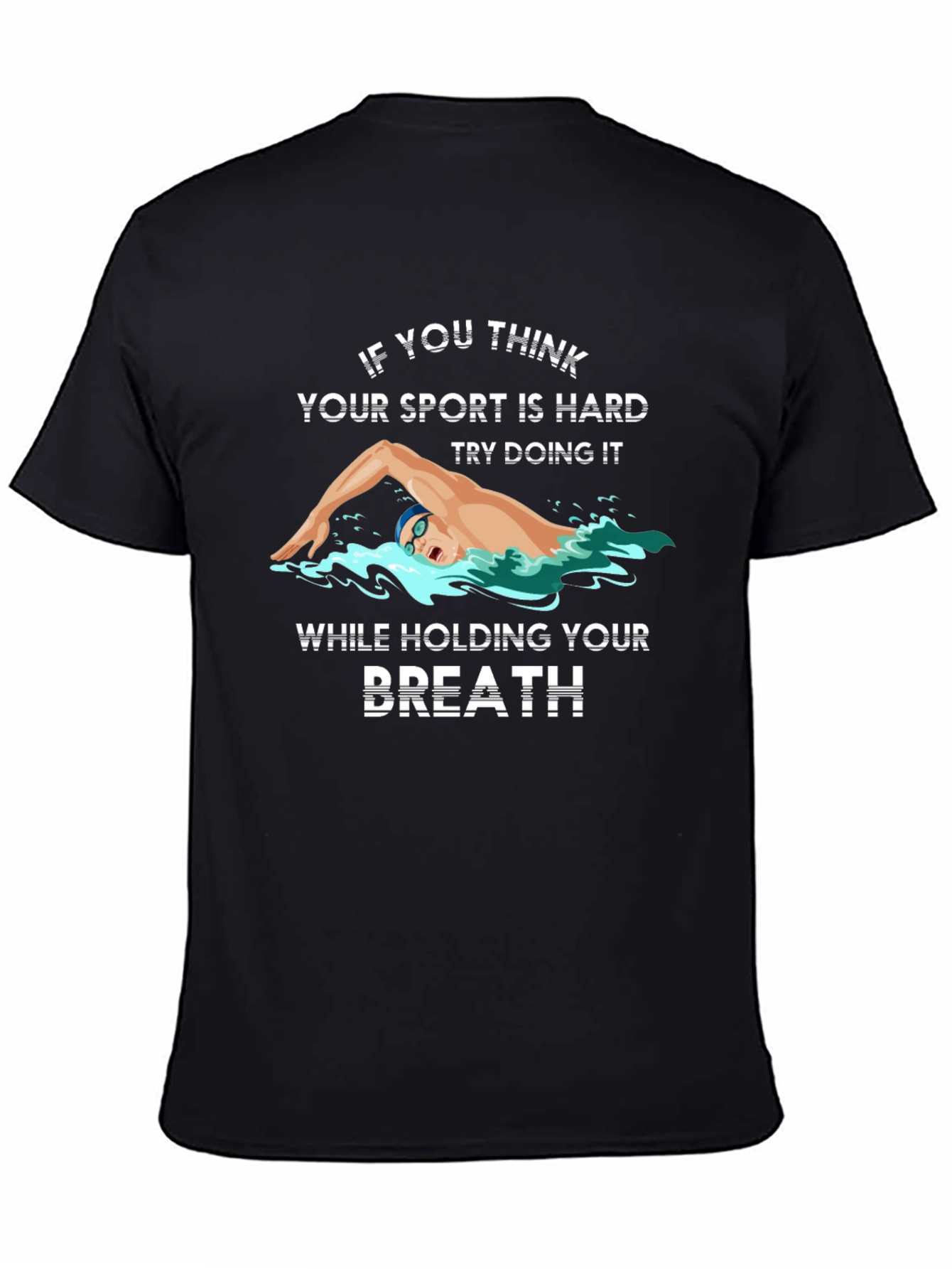 Swimmers Challenge Graphic Tee