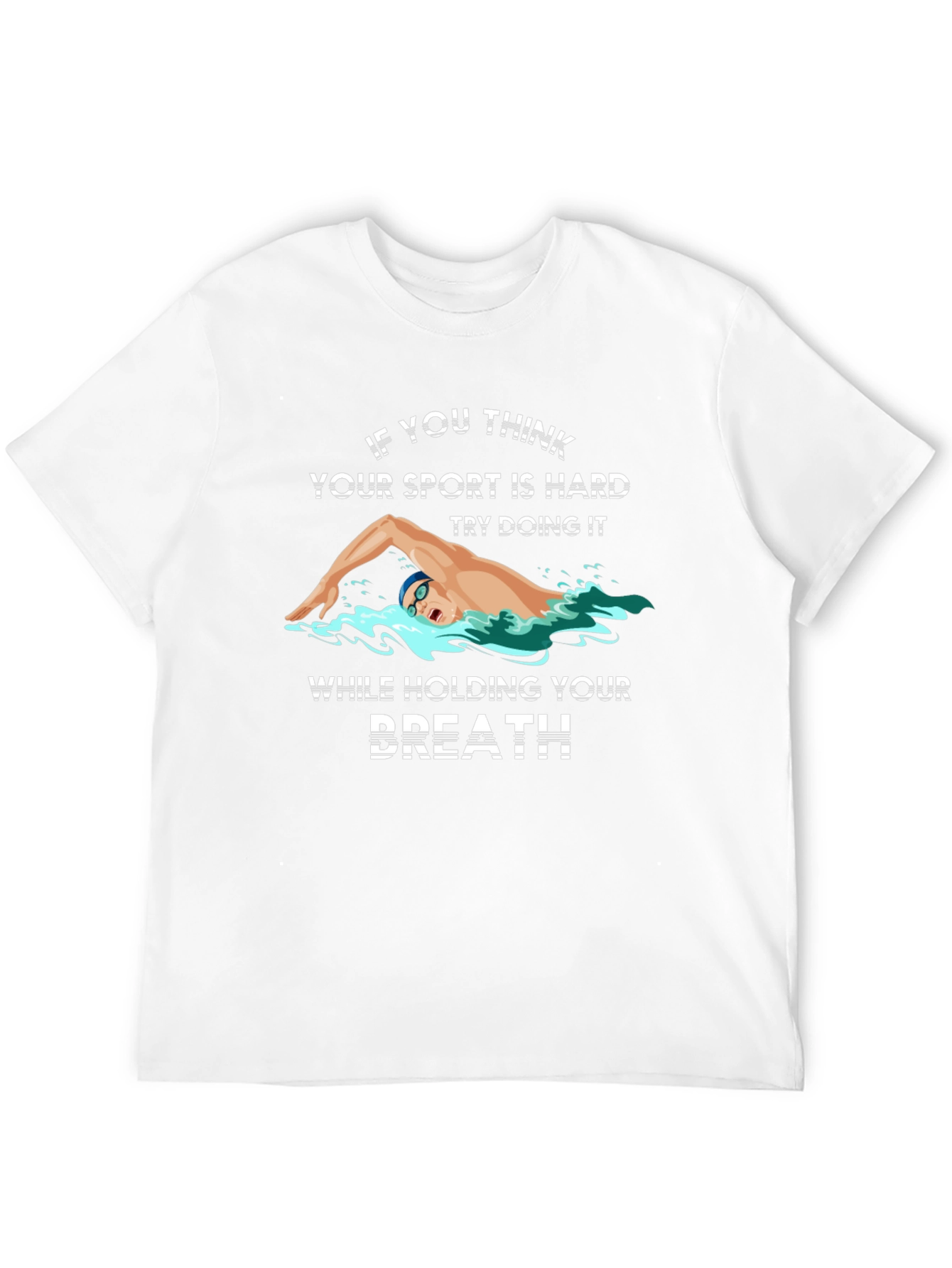 Swimmers Challenge Graphic Tee