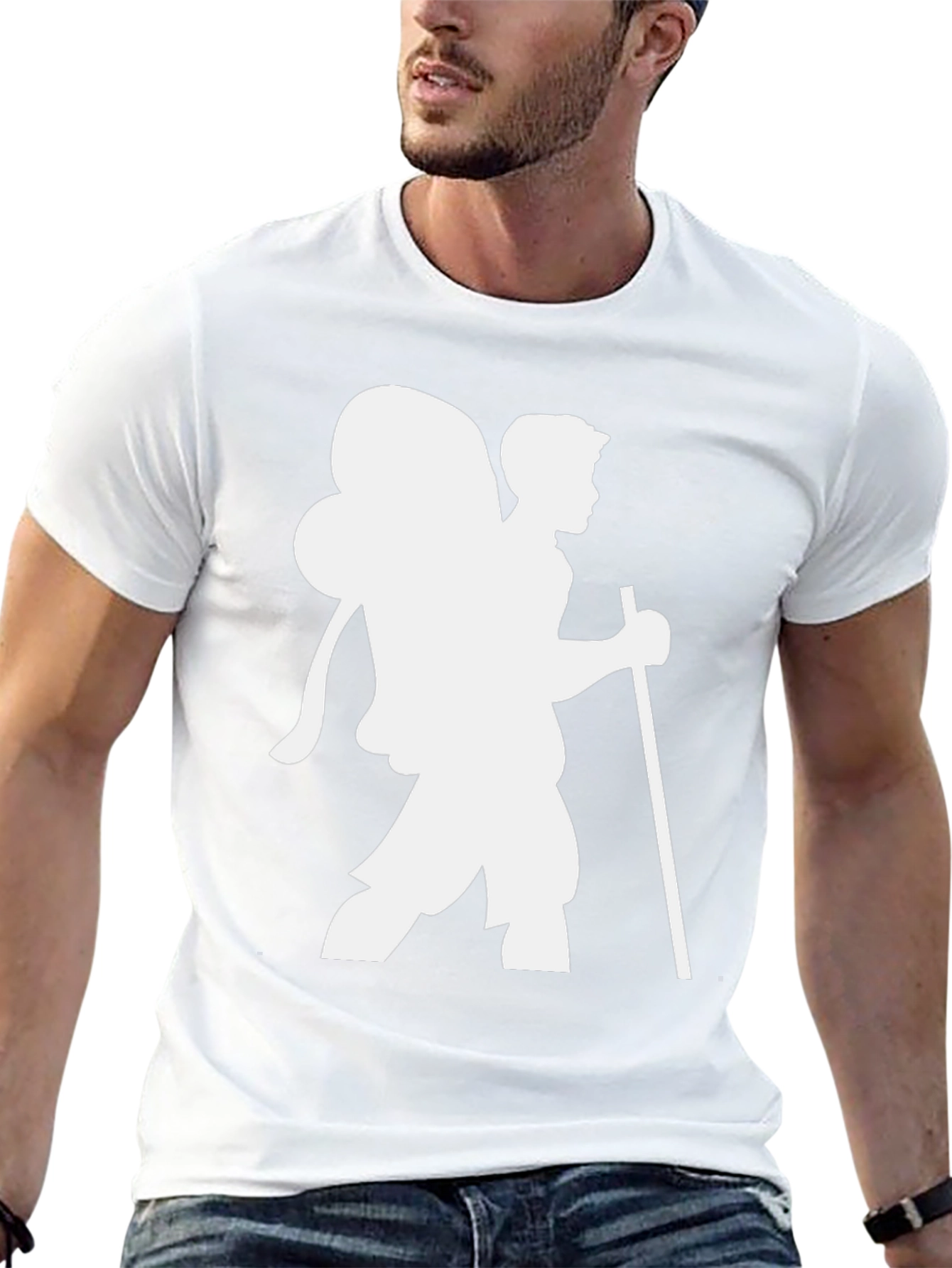 Hiking Silhouette Black T-Shirt