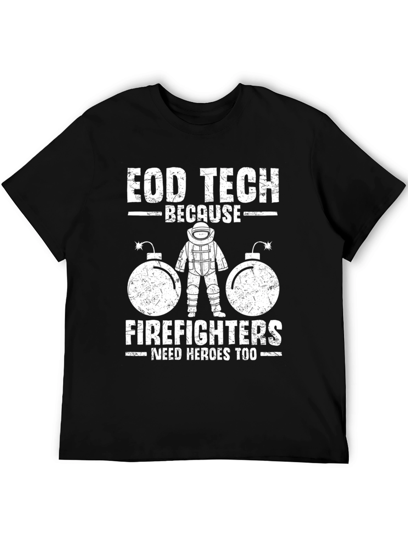 EOD Tech Firefighters Hero T-Shirt