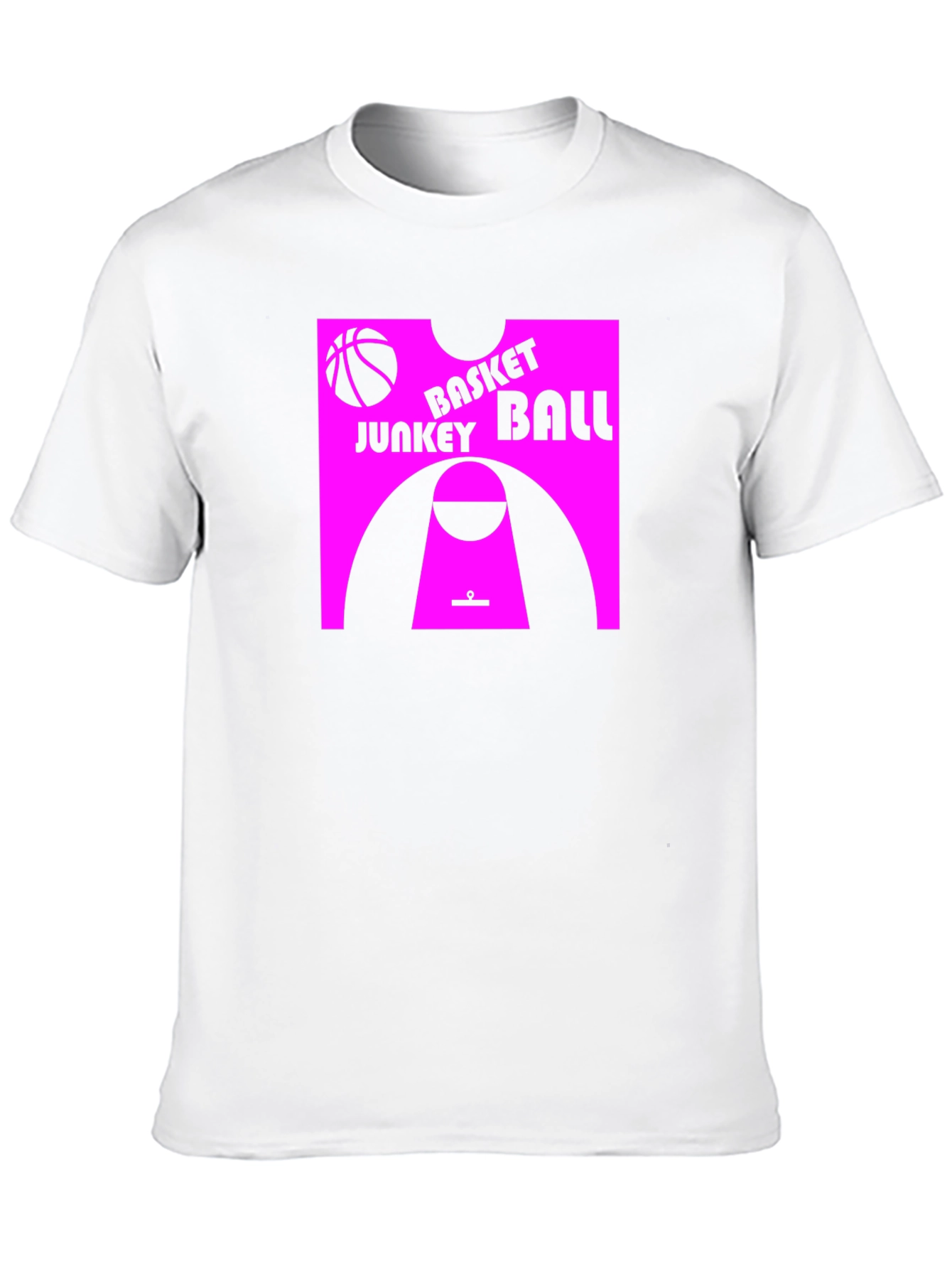 Basket Junkey Ball Graphic Tee - Black