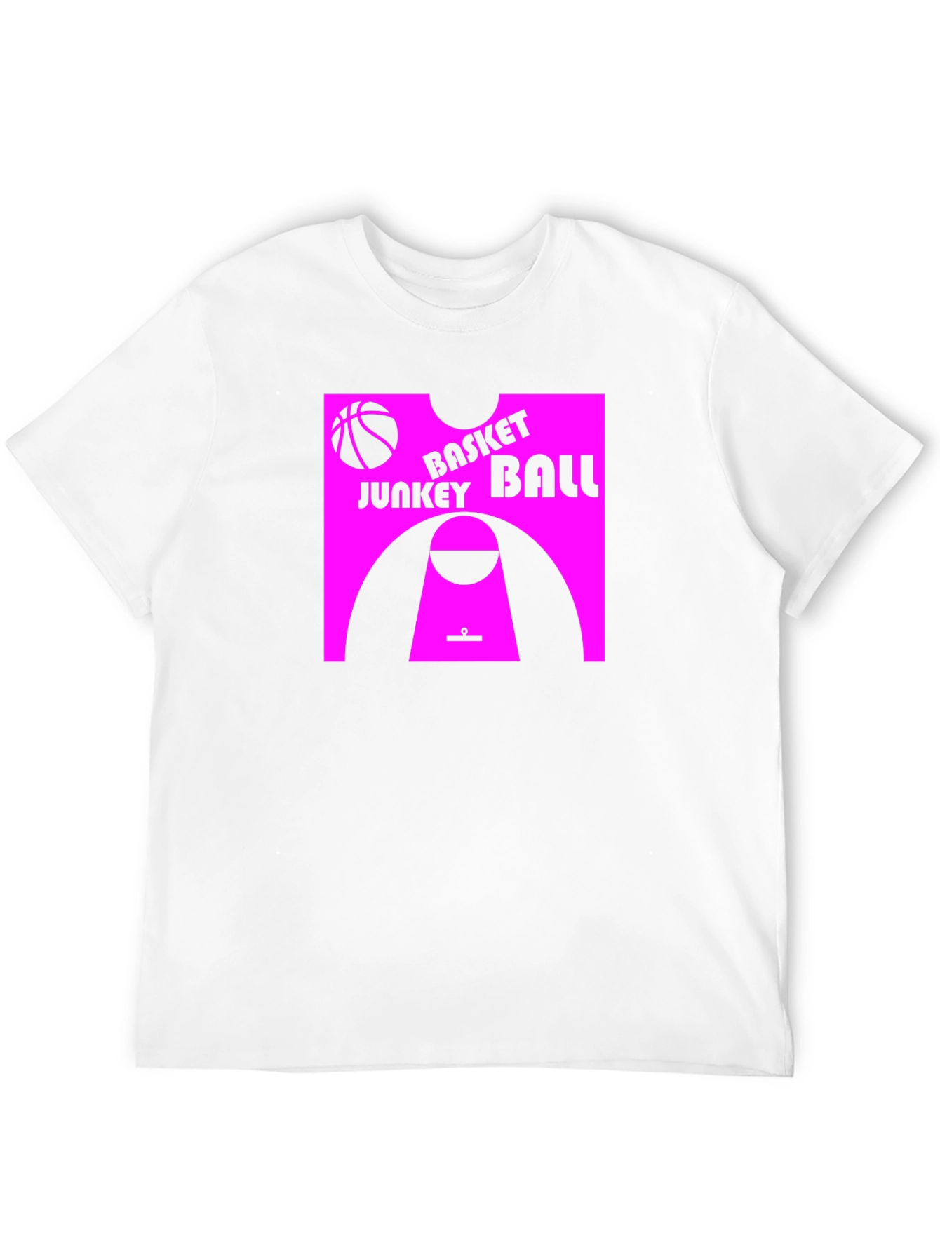 Basket Junkey Ball Graphic Tee - Black