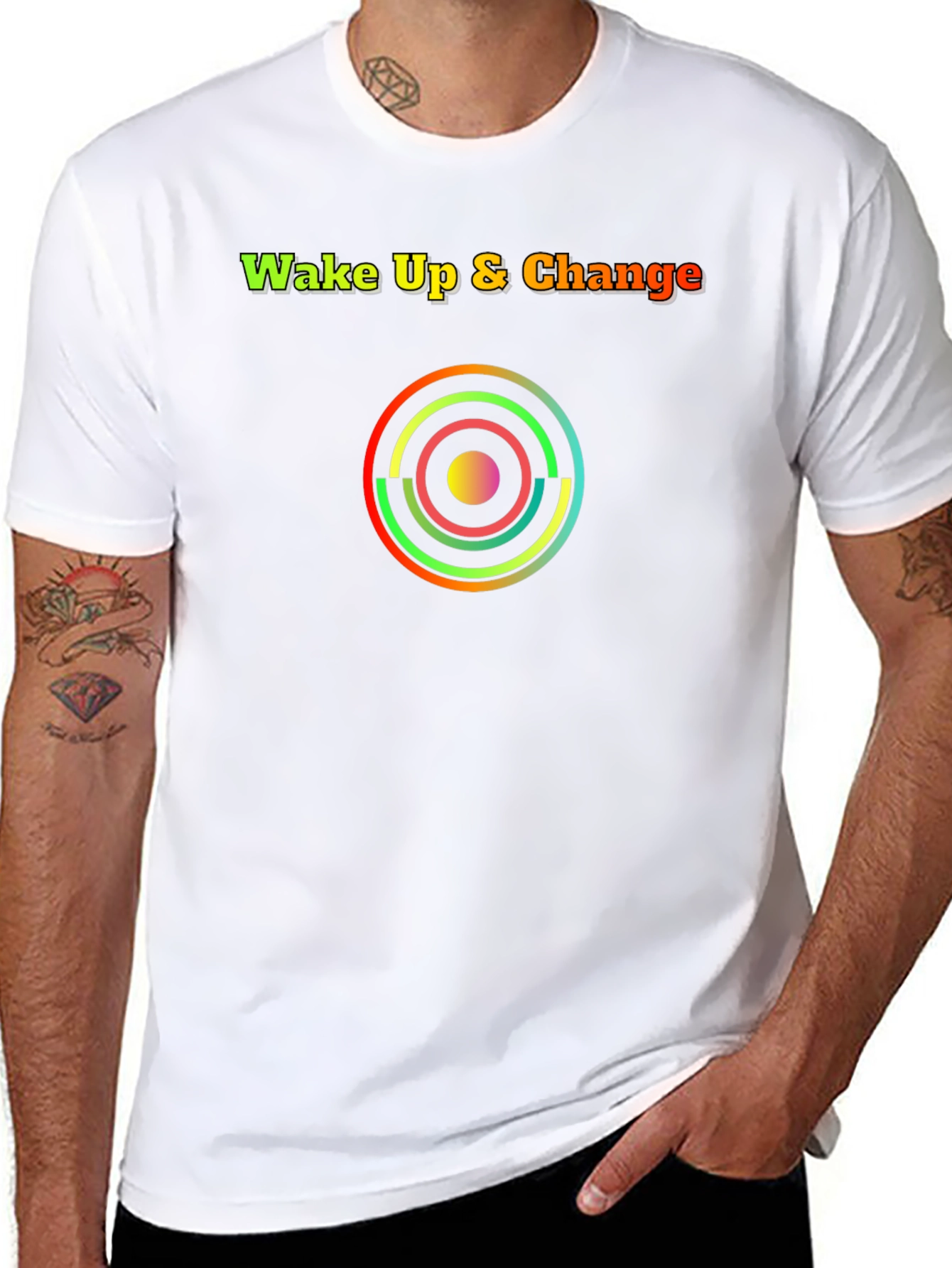 Wake Up & Change Graphic Tee