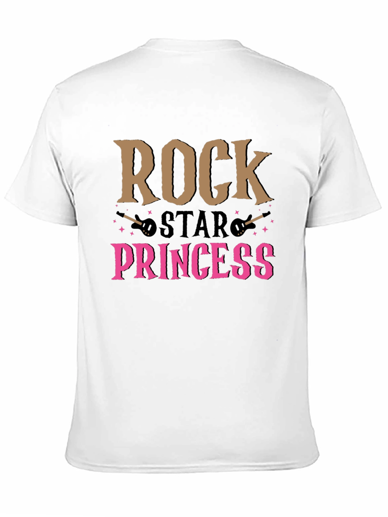 Rock Star Princess Graphic Tee - Black