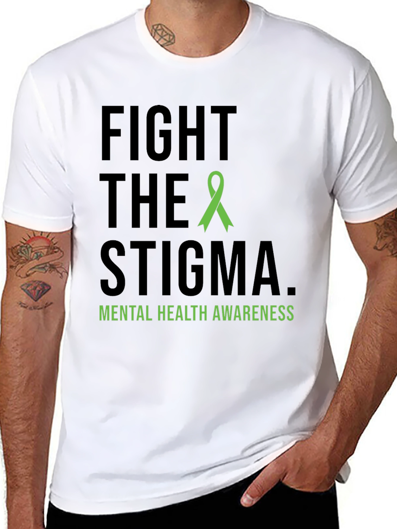 Fight The Stigma Mental Health Awareness T-Shirt