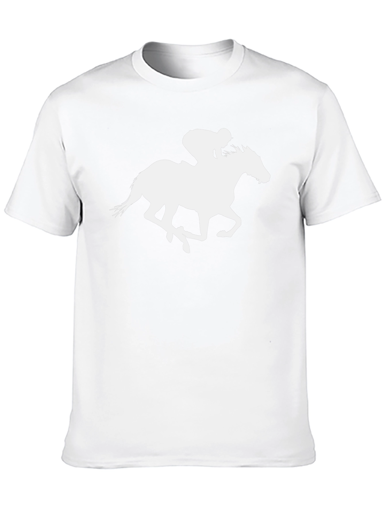 Equestrian Racer Graphic Tee - Mens Black T-Shirt