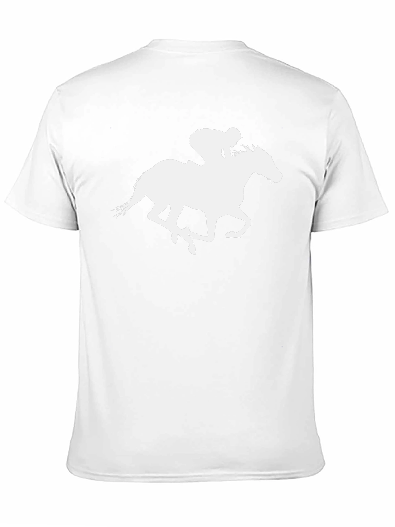 Equestrian Racer Graphic Tee - Mens Black T-Shirt
