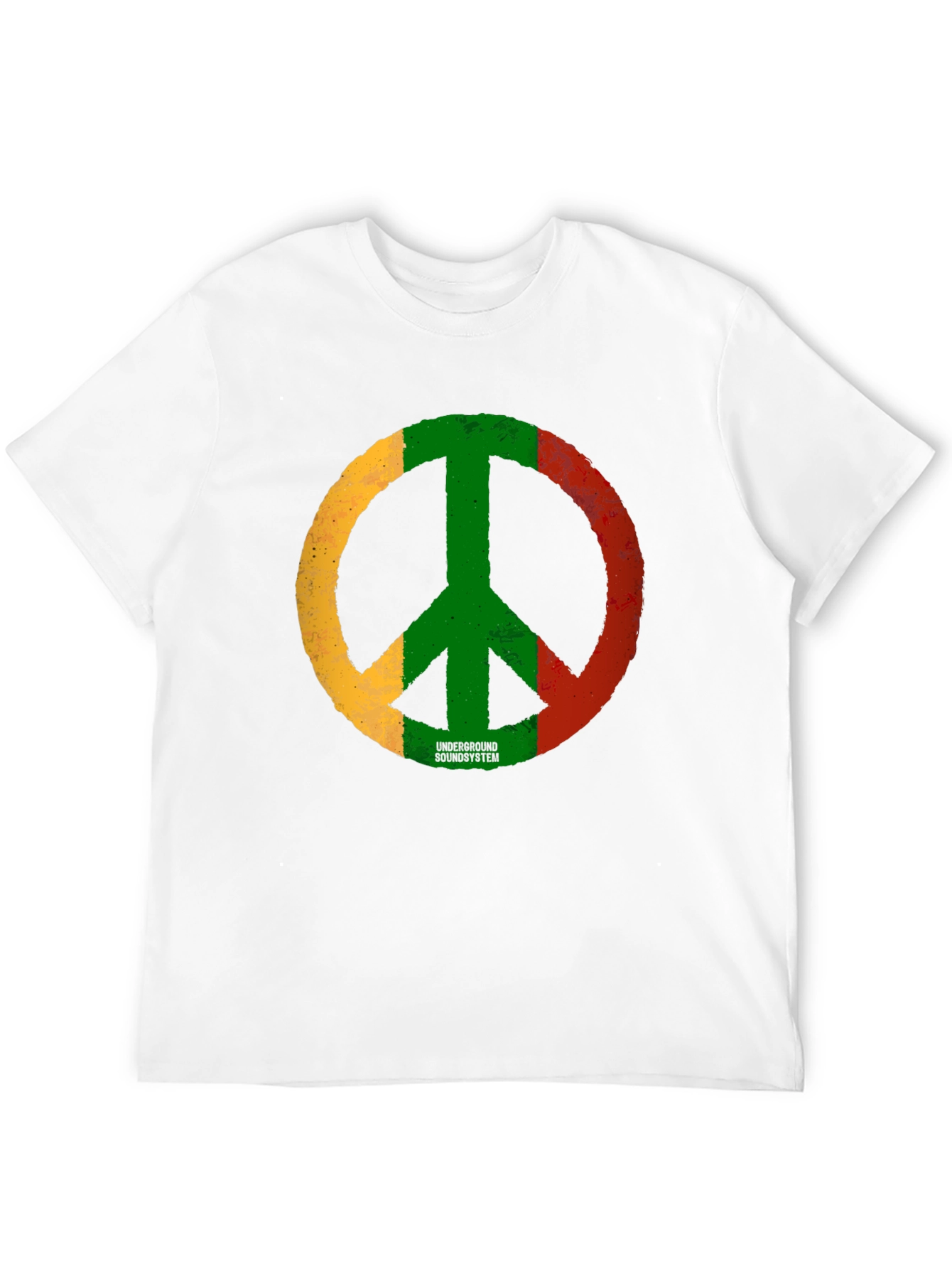 Rasta Peace Sign Graphic Tee - Underground Soundsystem