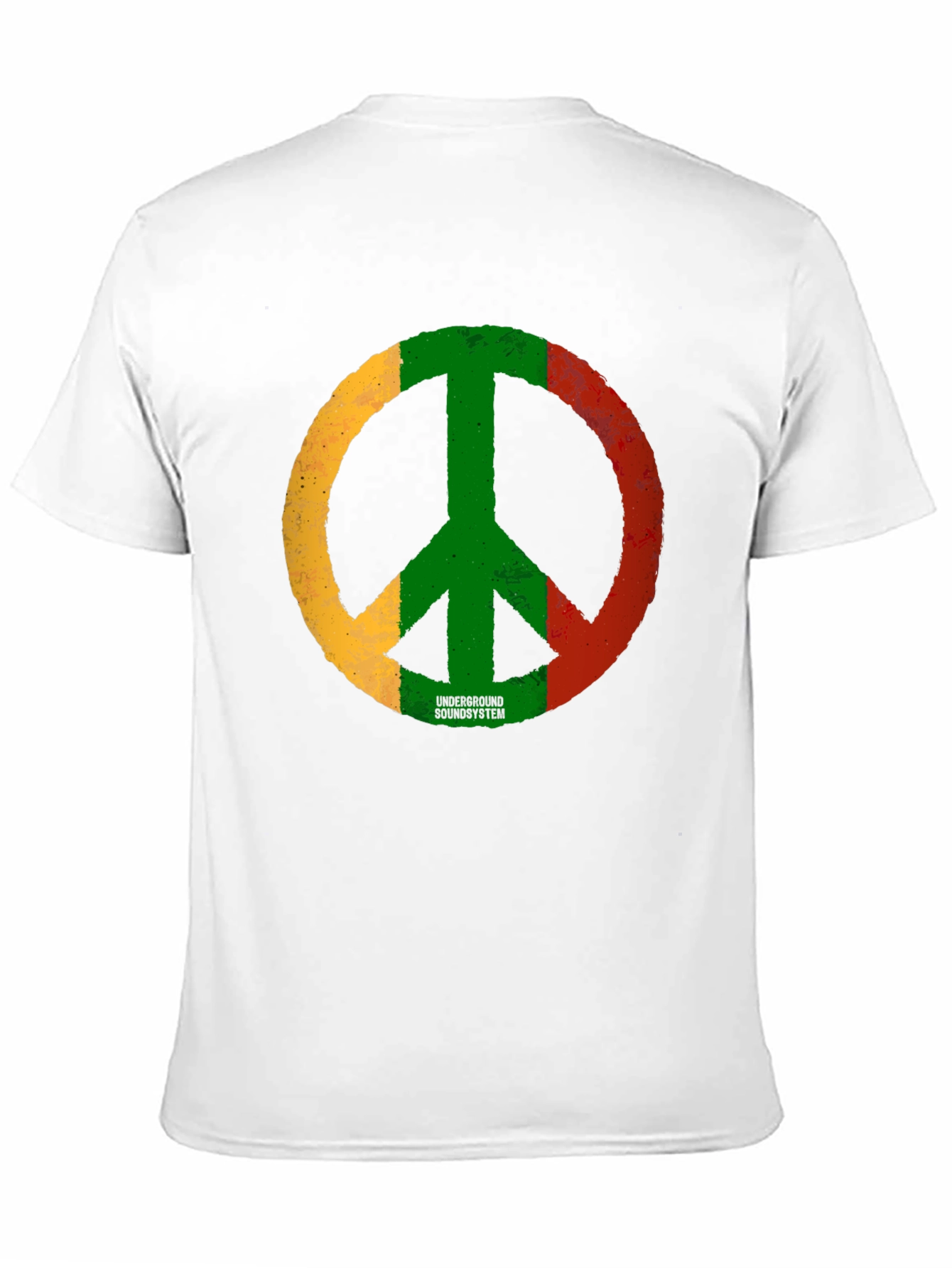 Rasta Peace Sign Graphic Tee - Underground Soundsystem