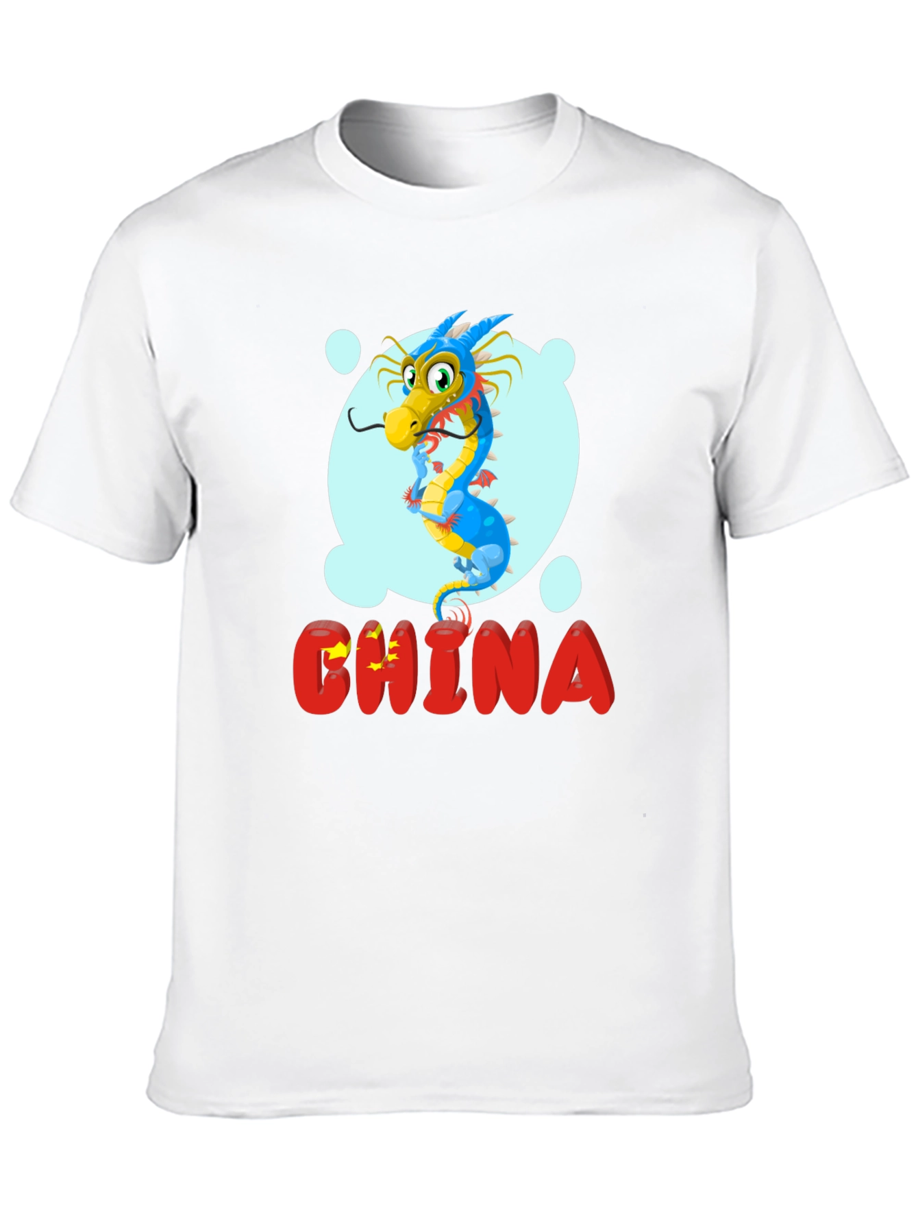 China Dragon Graphic Tee - Unisex Black T-Shirt