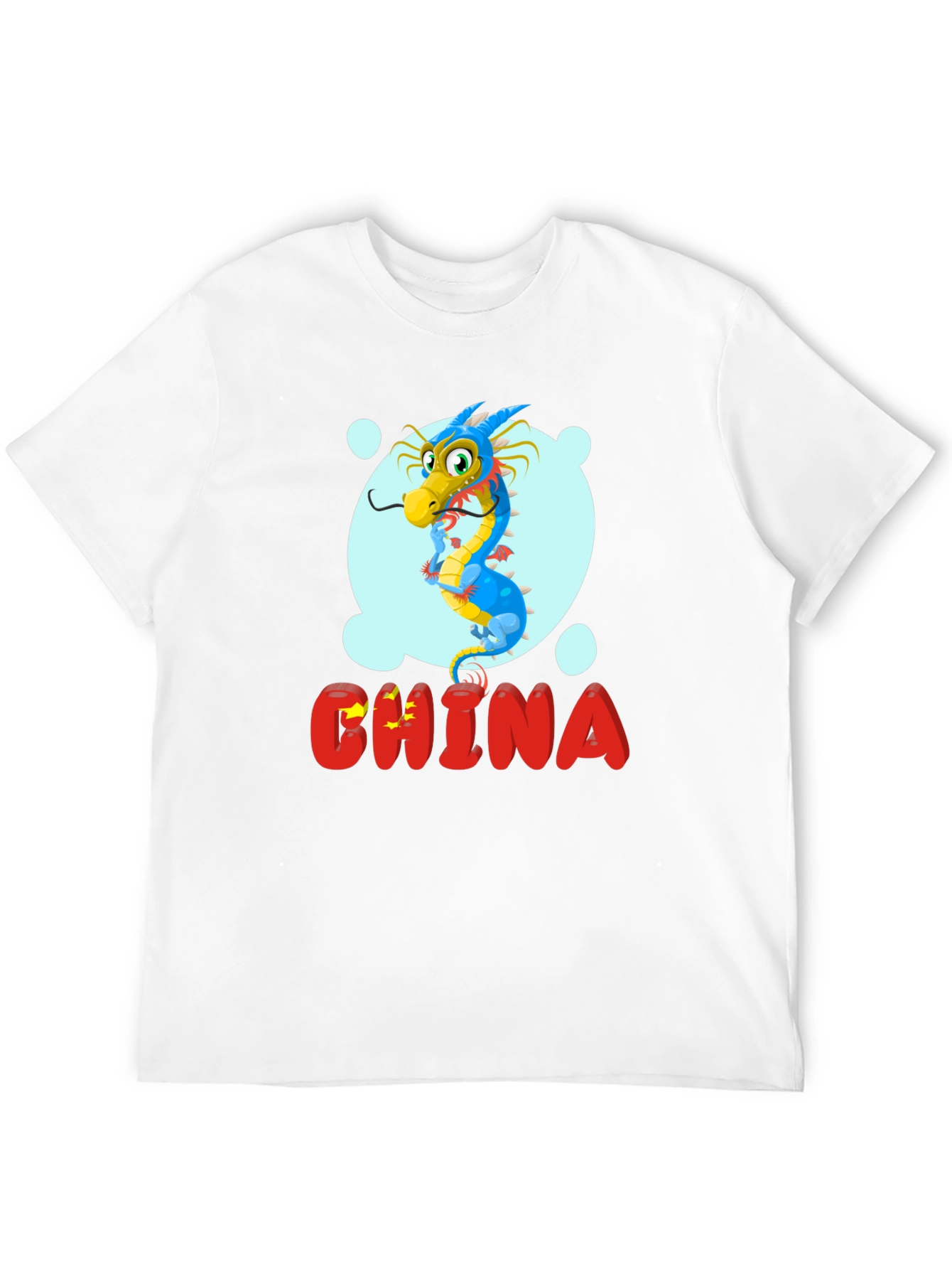 China Dragon Graphic Tee - Unisex Black T-Shirt