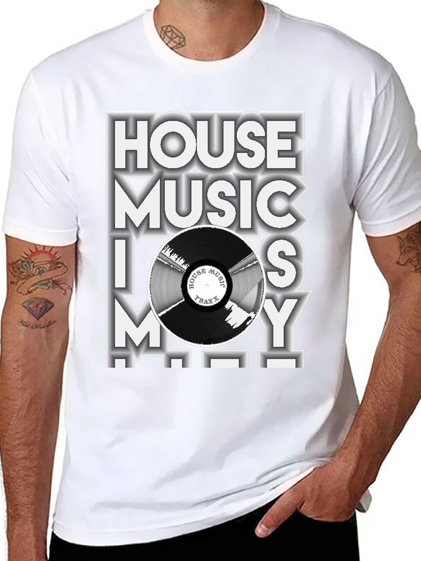 House Music T-Shirt - Music is My Life