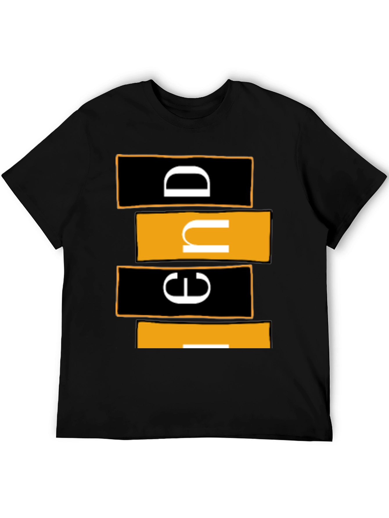 Modern Graphic Tee - Abstract Lettering