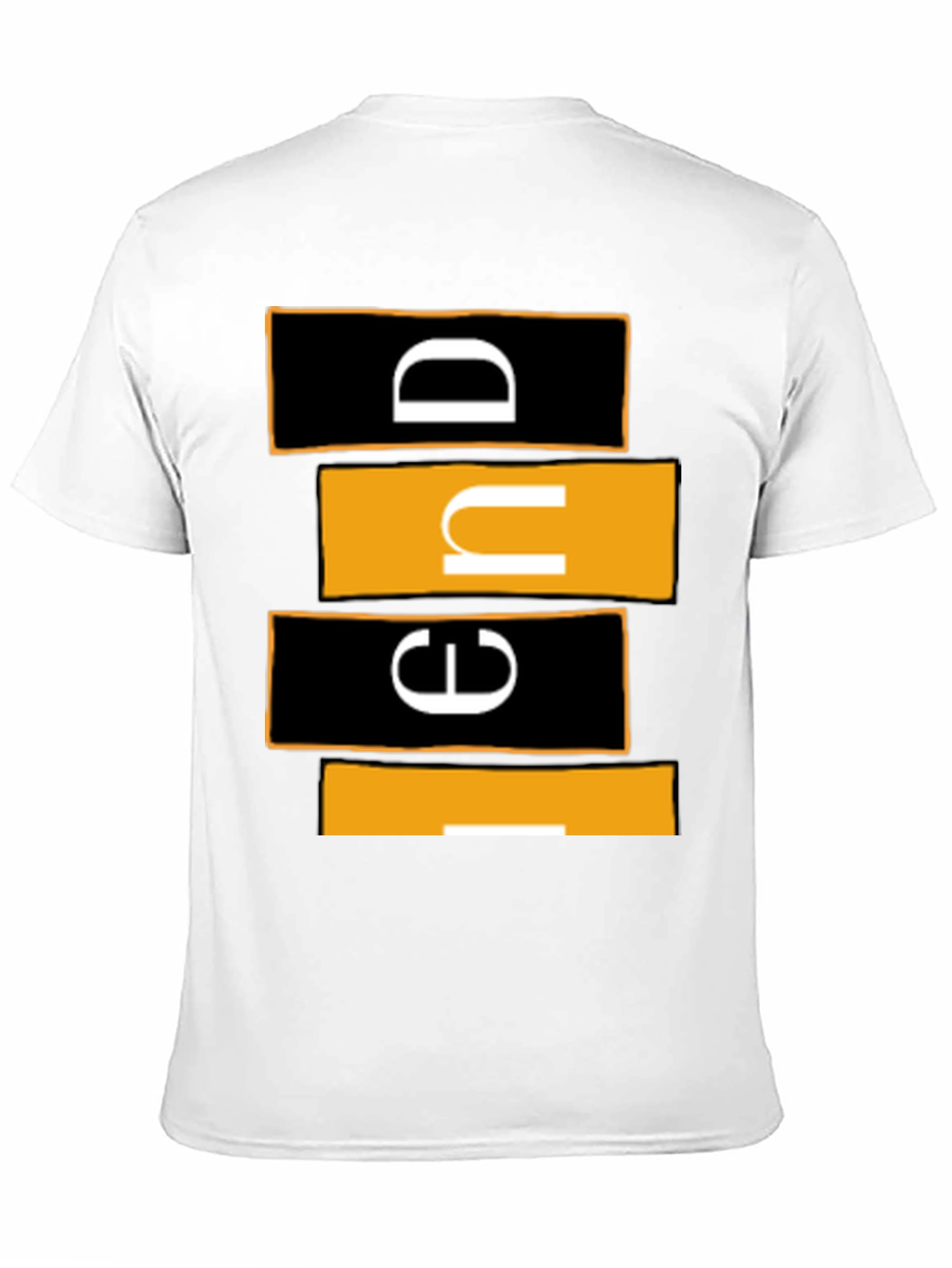 Modern Graphic Tee - Abstract Lettering