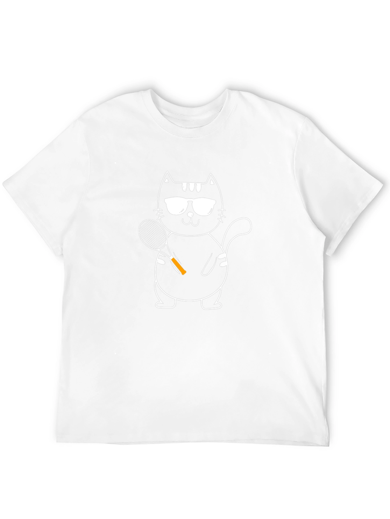 Cool Cat Tennis T-Shirt - Black