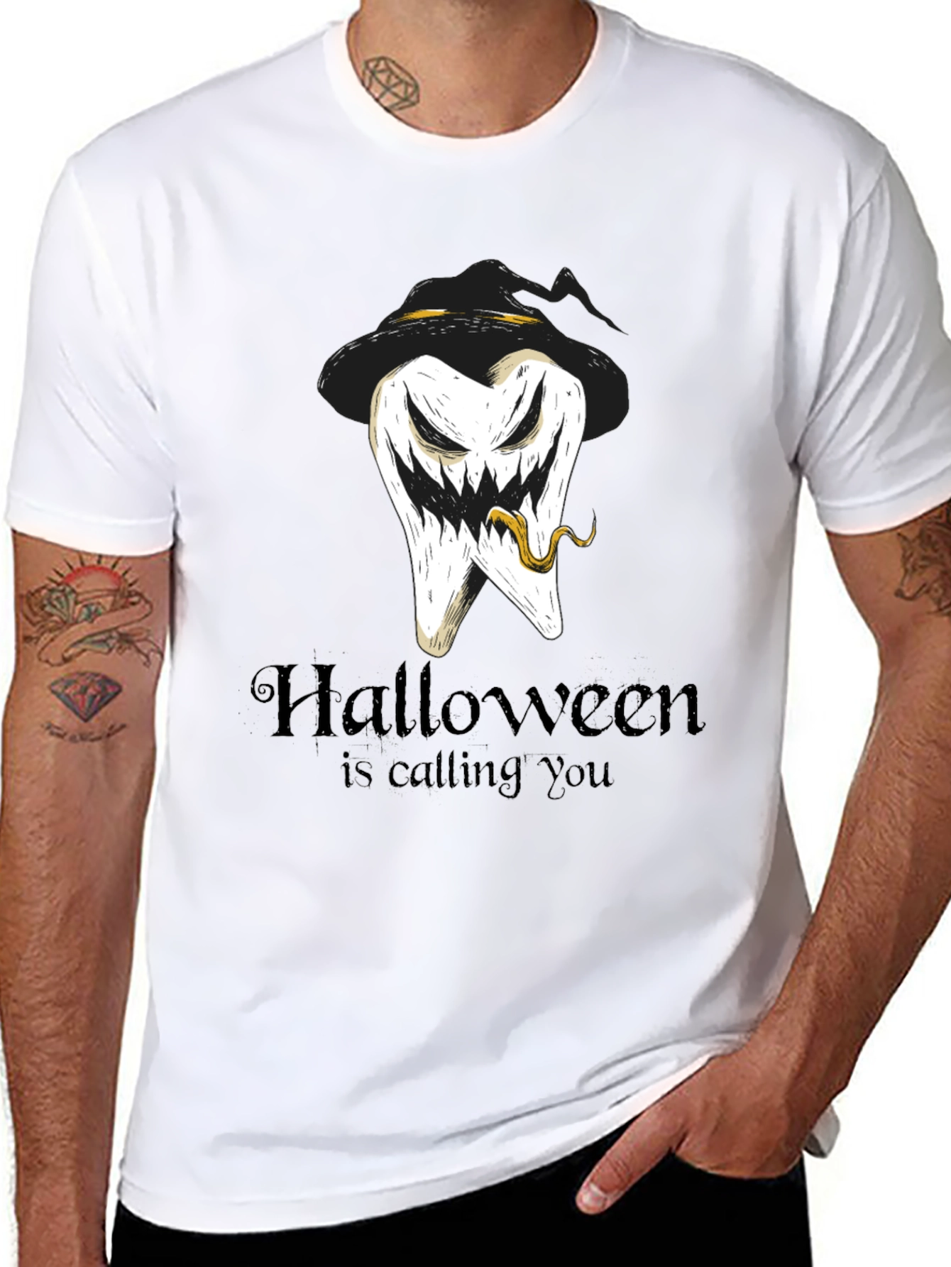 Halloween Tooth Tee: Calling You!