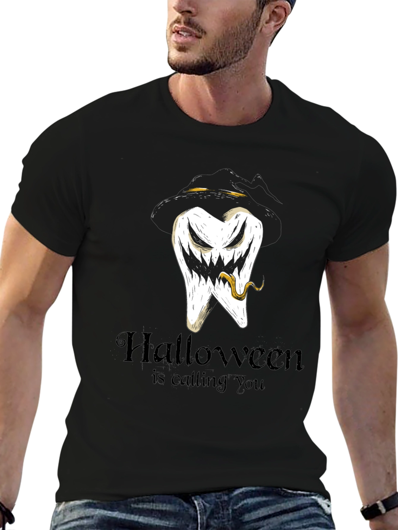 Halloween Tooth Tee: Calling You!