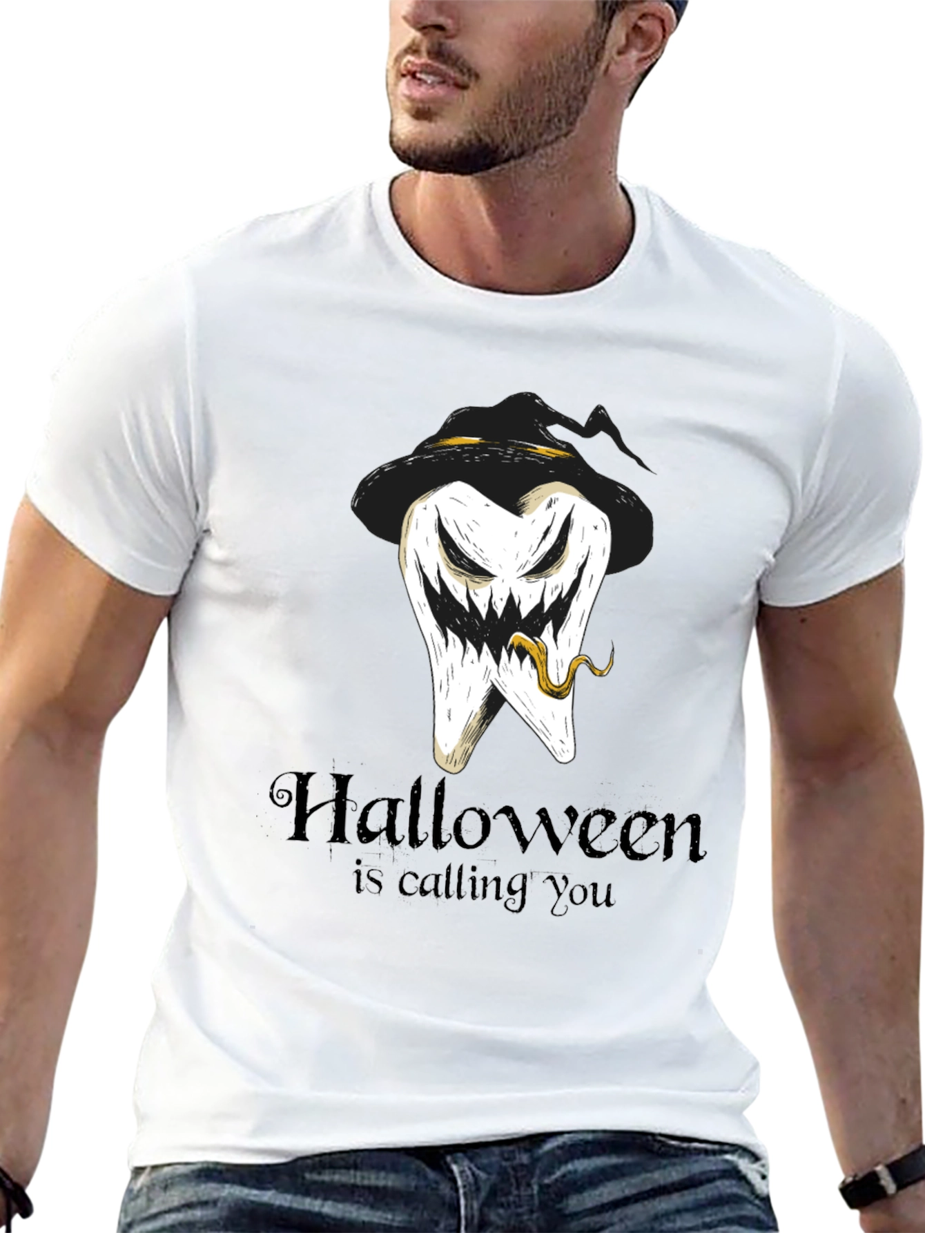 Halloween Tooth Tee: Calling You!