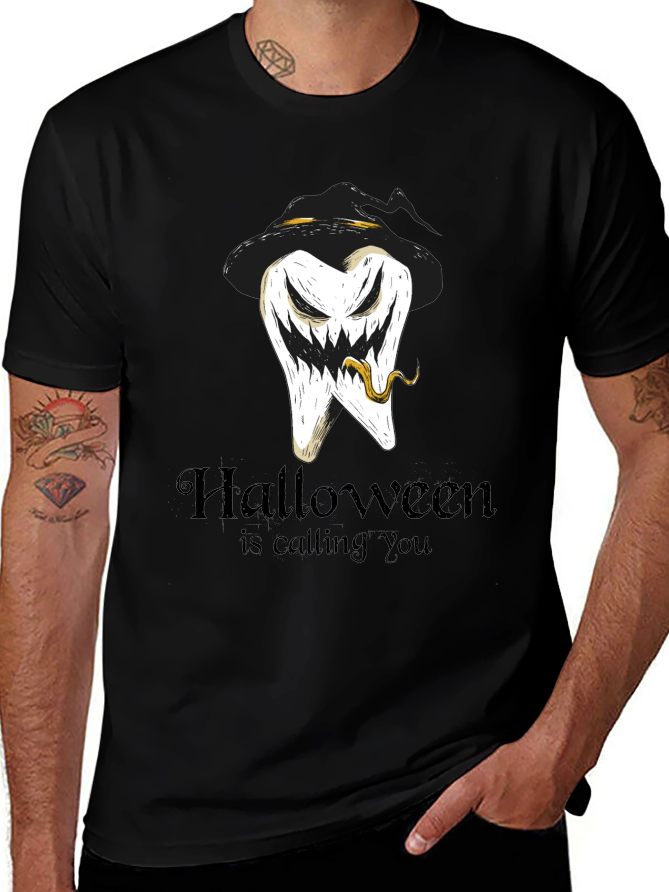 Halloween Tooth Tee: Calling You!