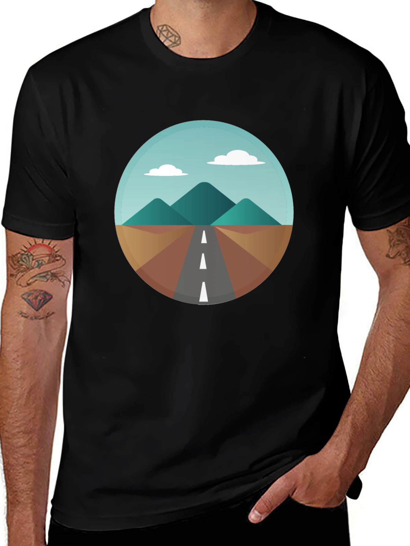 Mountain Road Graphic Tee
