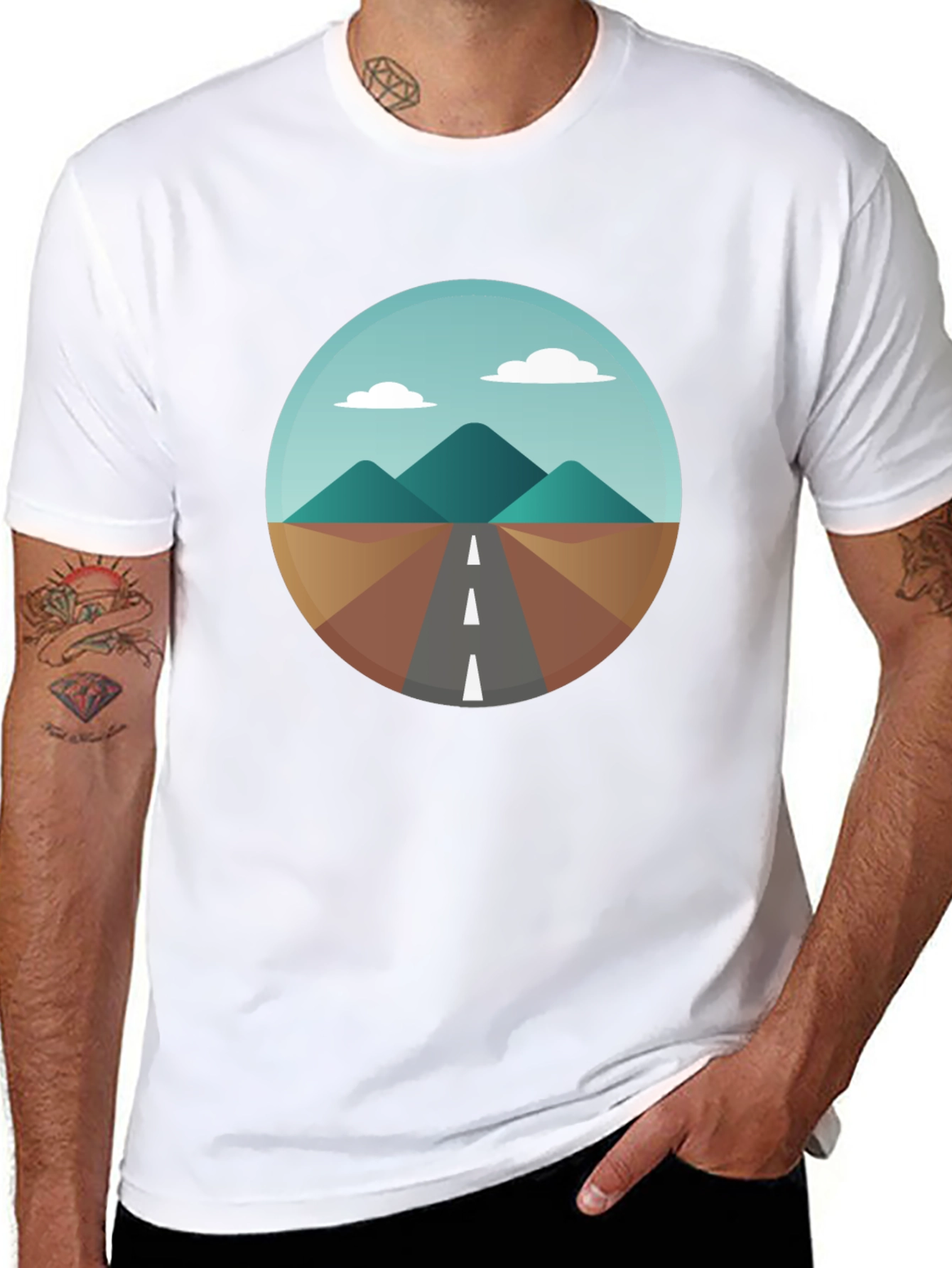 Mountain Road Graphic Tee