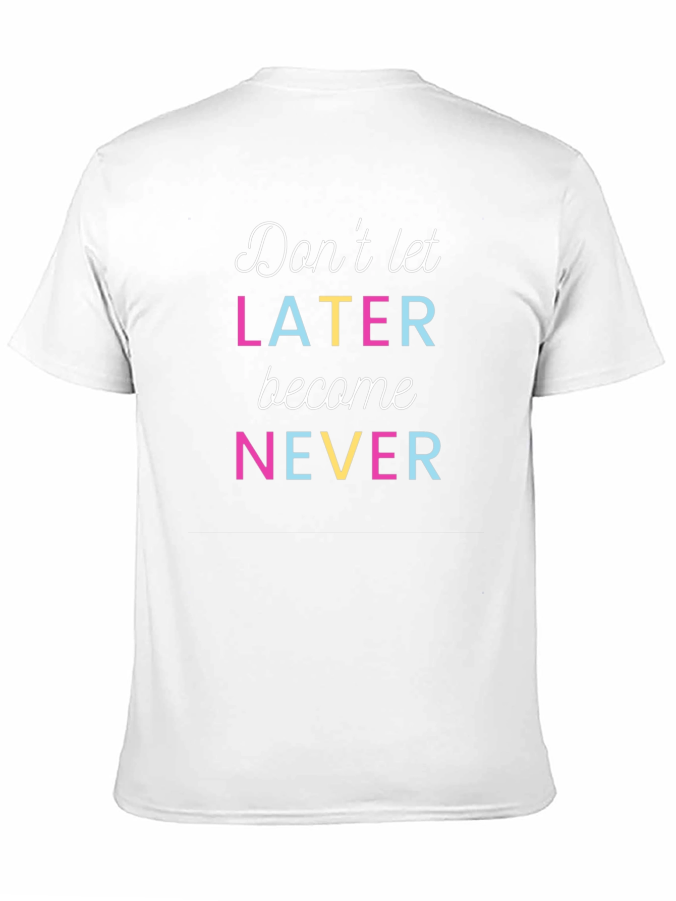 Dont Let Later Become Never T-Shirt