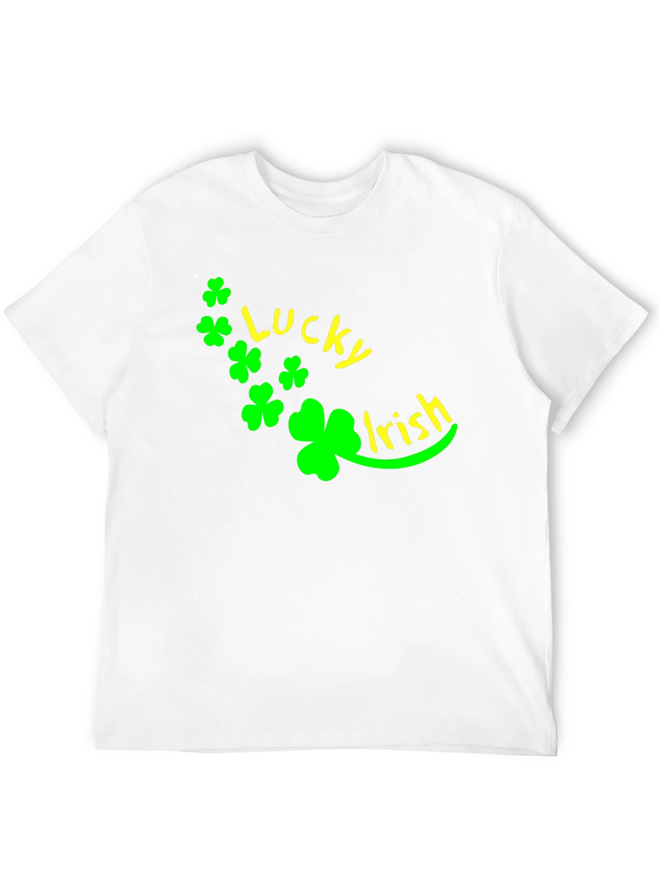Lucky Irish St. Patricks Day Black T-Shirt