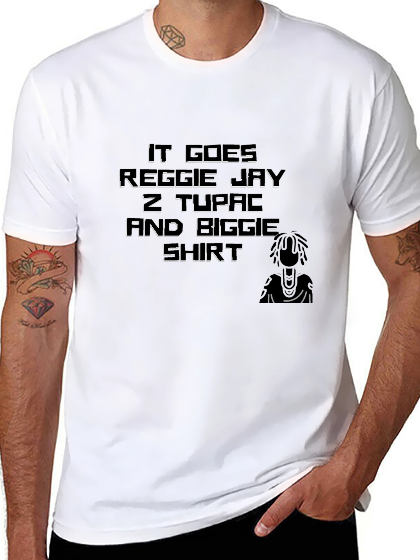 Reggie Jay Z Tupac and Biggie T-Shirt