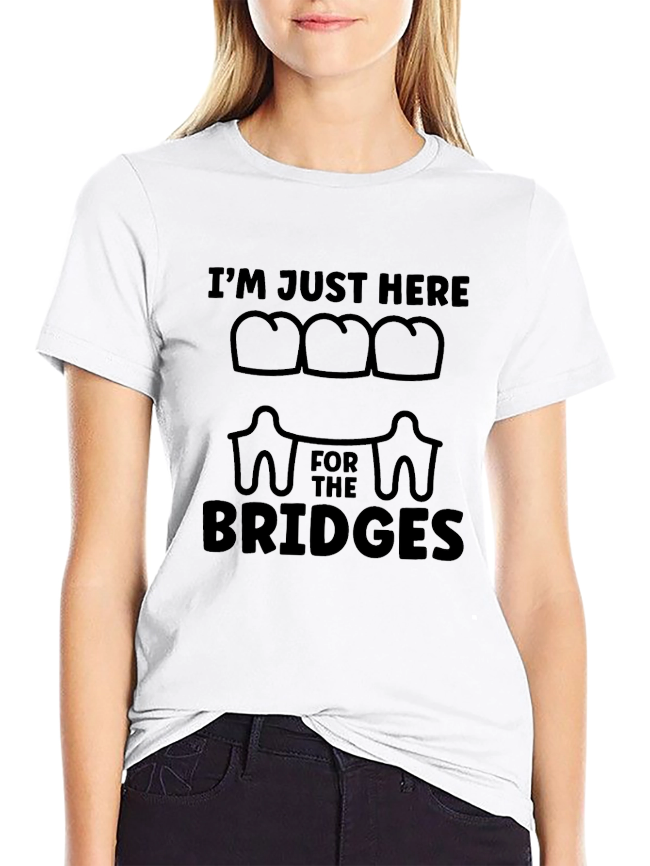 Im Just Here for the Bridges Graphic Tee