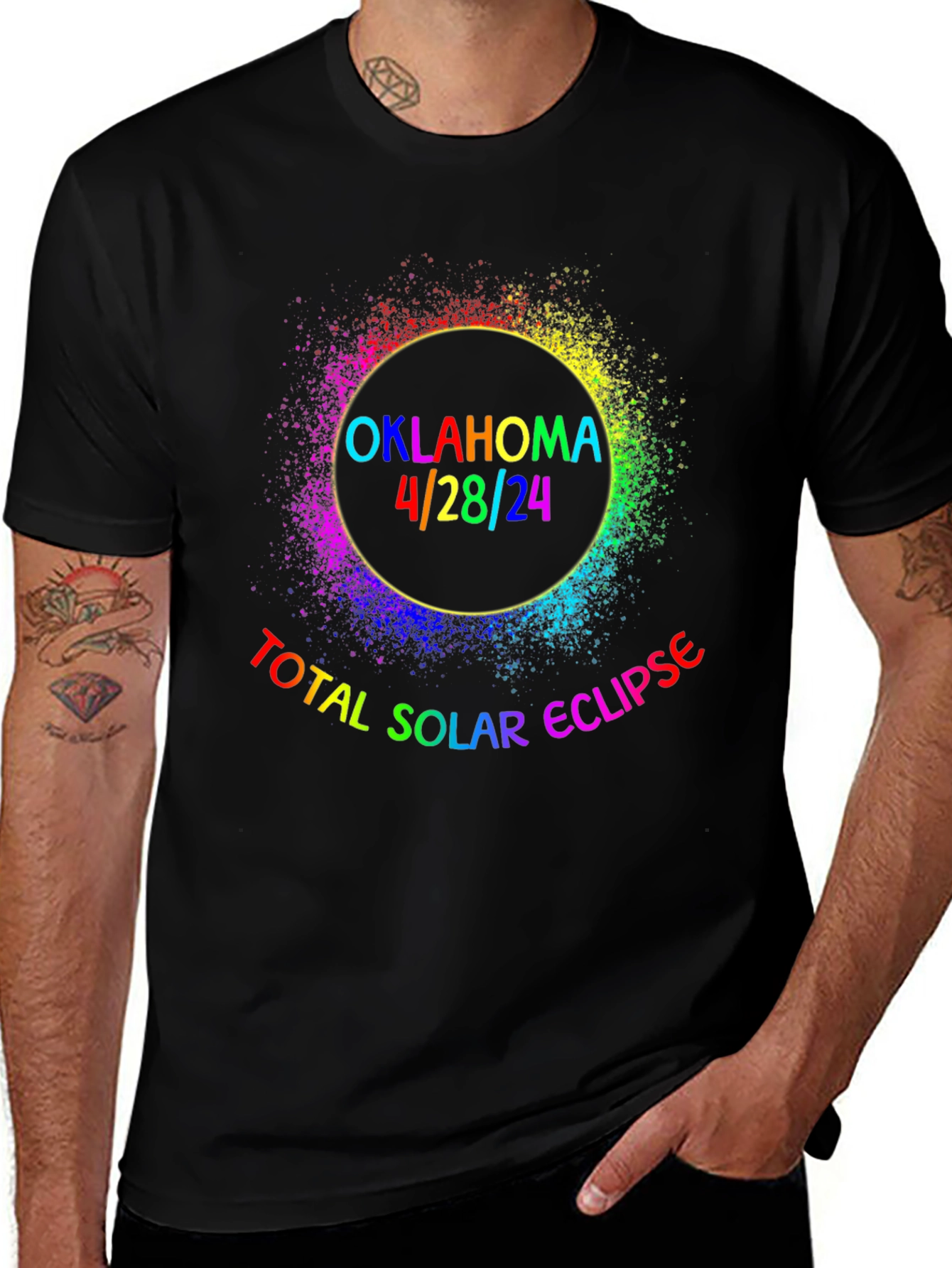 Oklahoma Total Solar Eclipse 4/28/24 T-Shirt