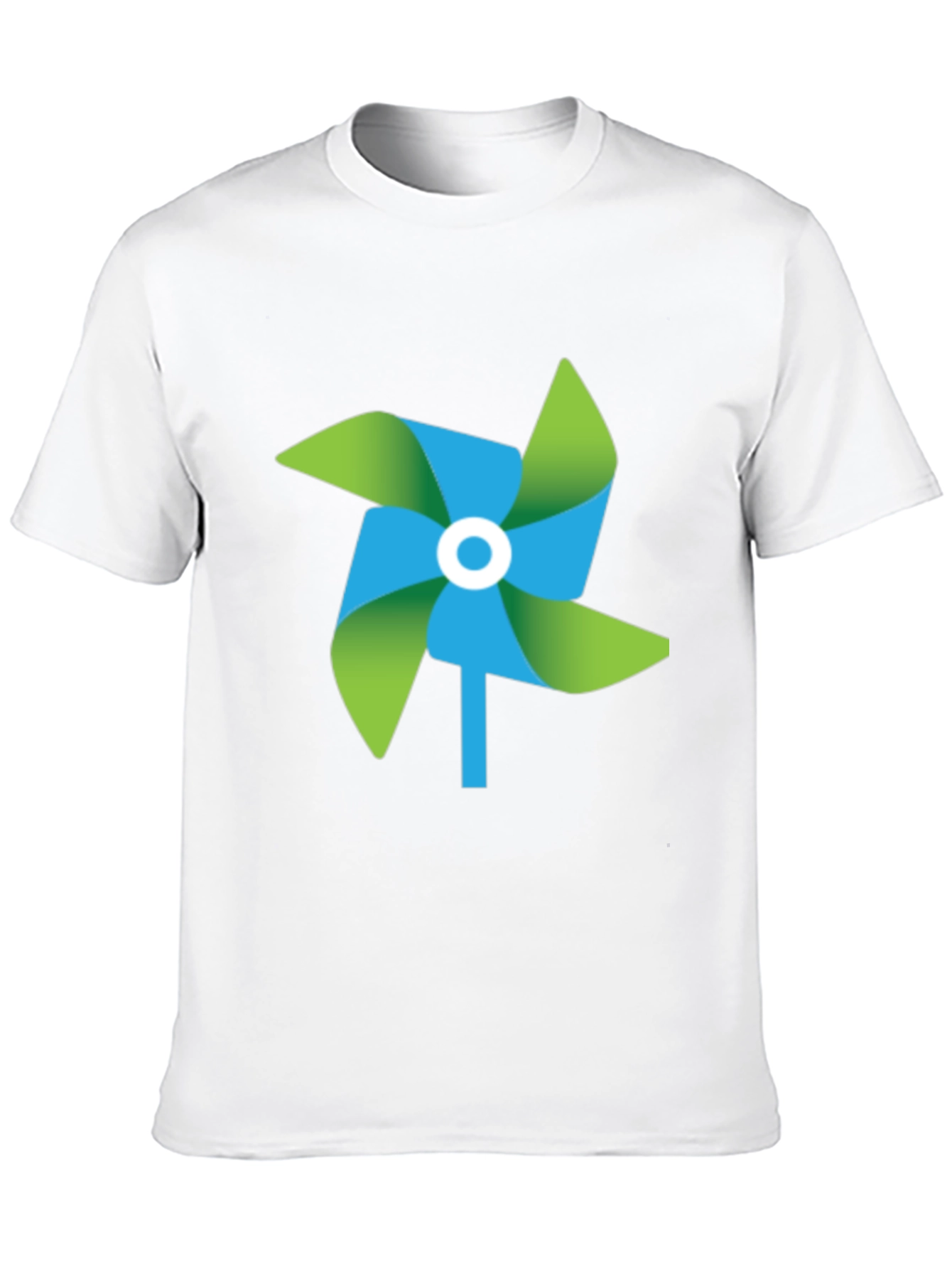 Pinwheel Graphic Black T-Shirt