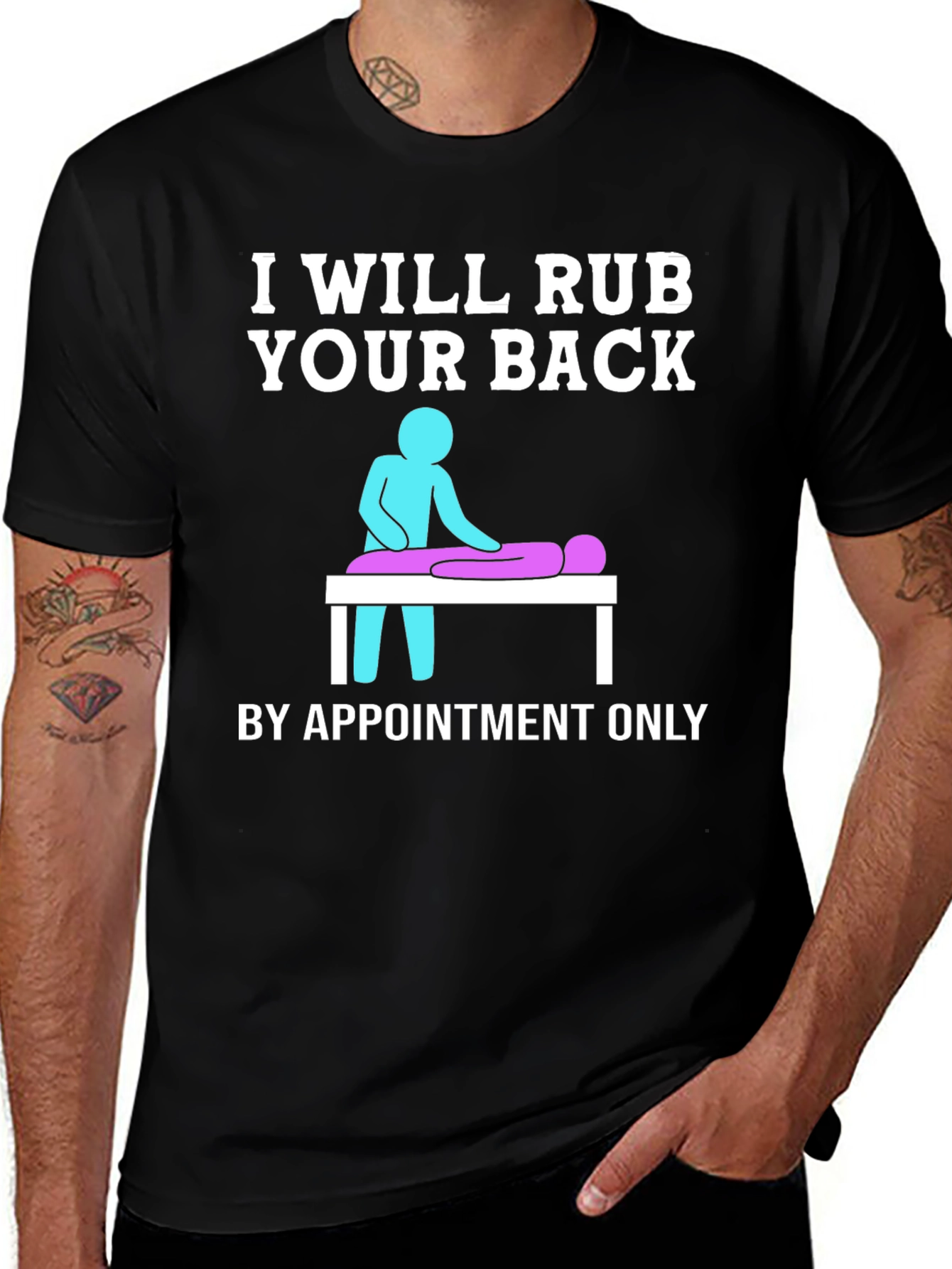 Massage Therapist T-Shirt - By Appointment Only