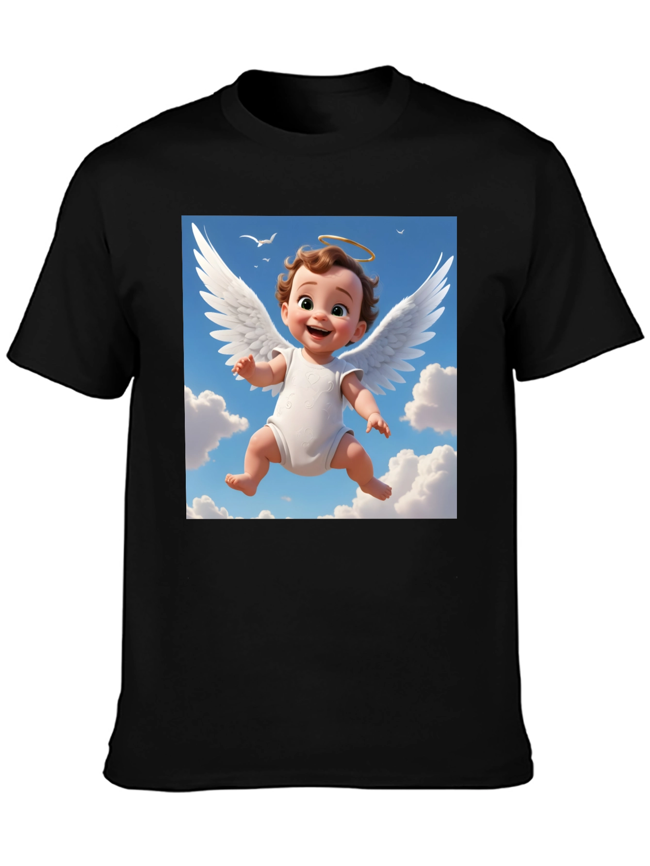 Angel Baby Graphic Tee - Cute & Comfy!