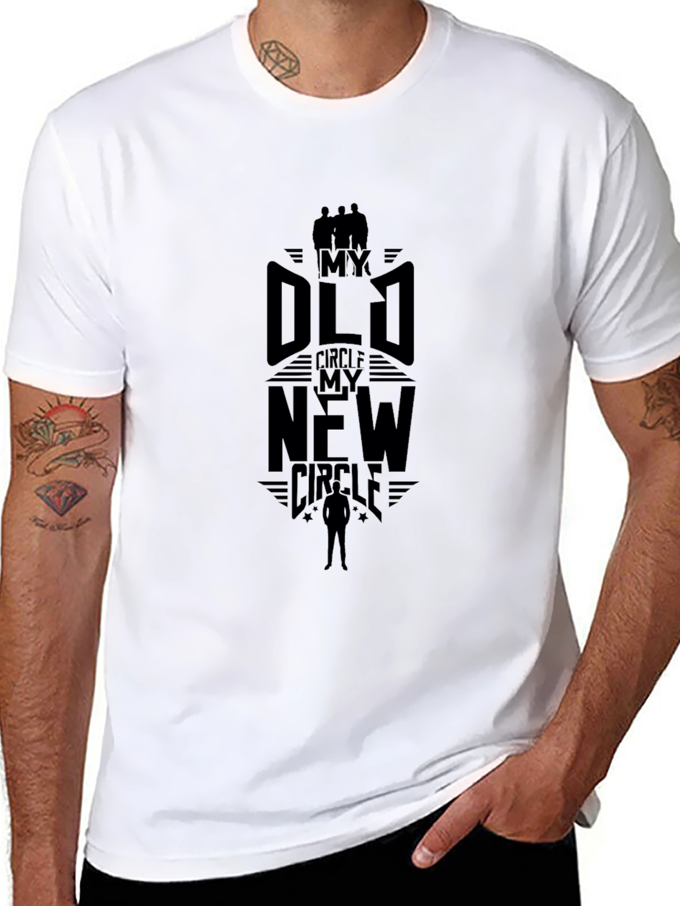 My Old My New Circle Graphic T-Shirt