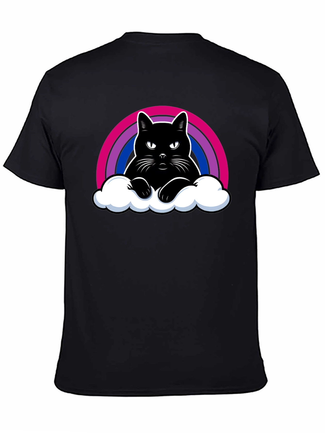 Bi Pride Rainbow Cat T-Shirt