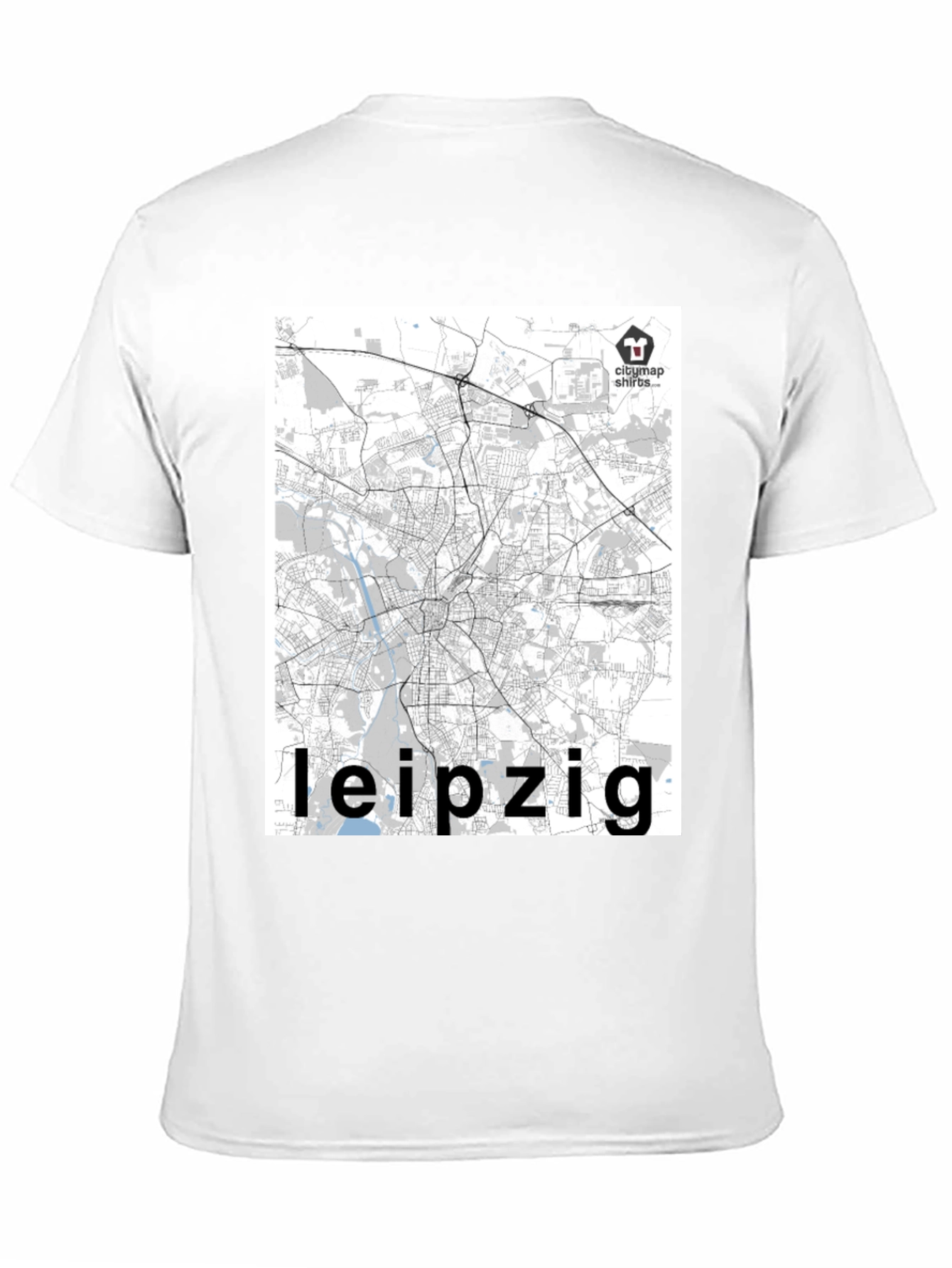Leipzig City Map T-Shirt