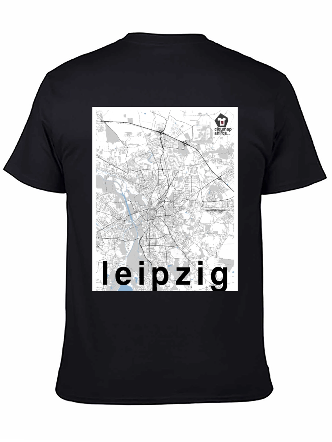 Leipzig City Map T-Shirt