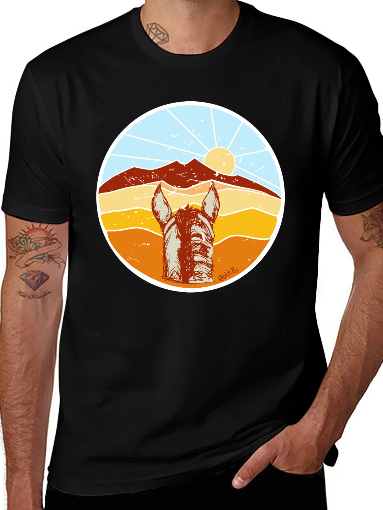 Retro Horse Graphic Tee