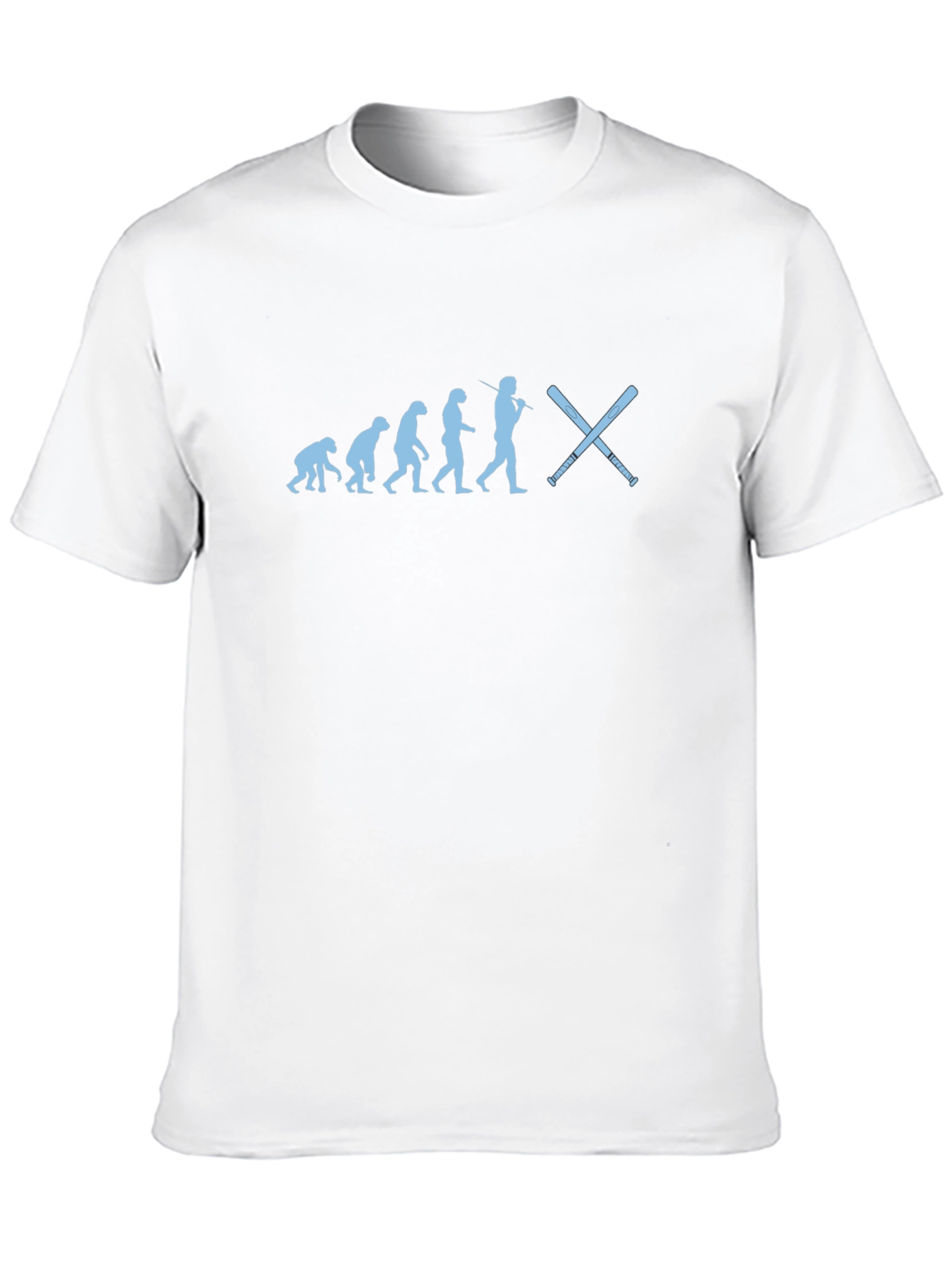Baseball Evolution Graphic Tee - Black