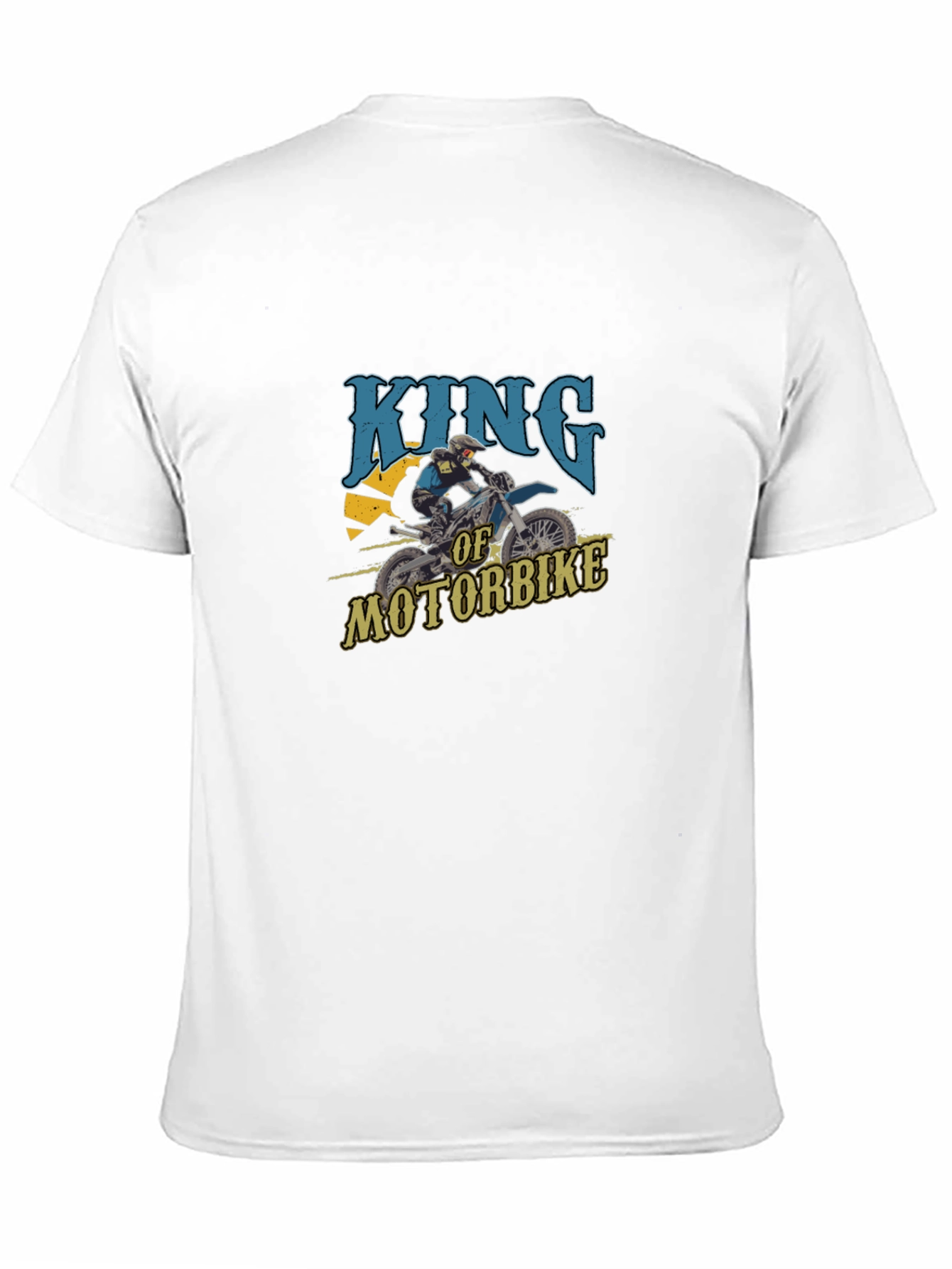 King of Motorbike Graphic T-Shirt - Black