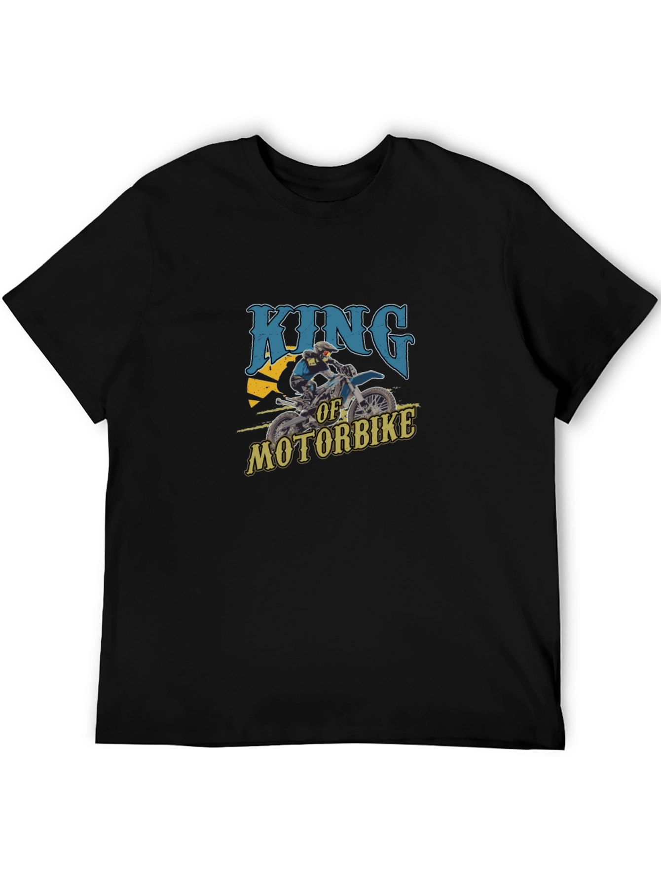 King of Motorbike Graphic T-Shirt - Black