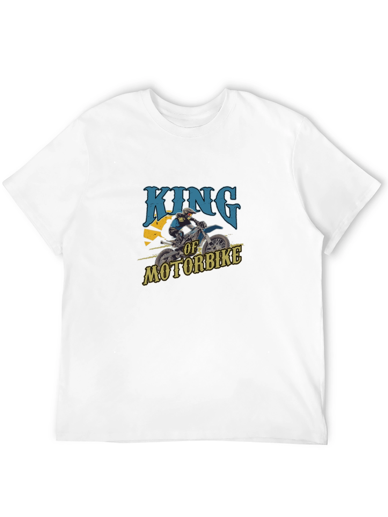 King of Motorbike Graphic T-Shirt - Black